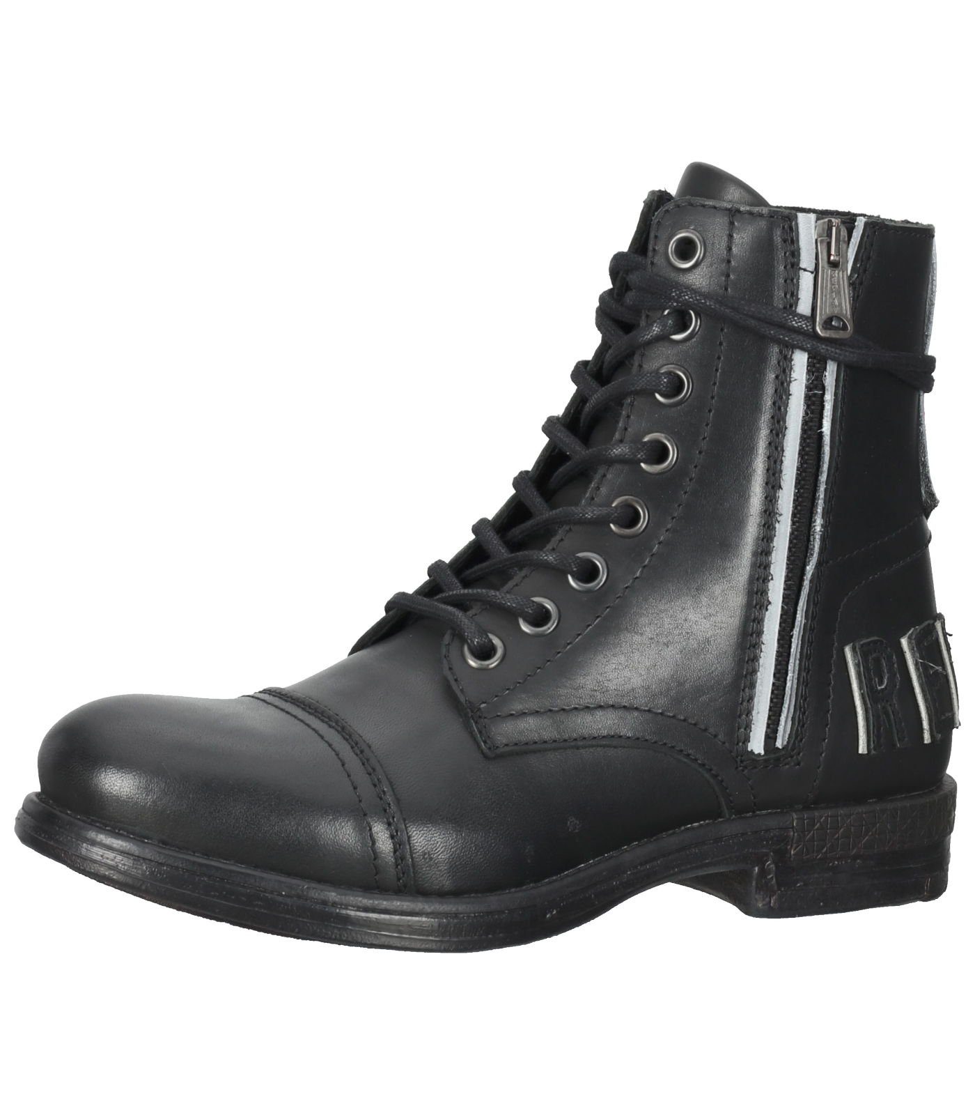 Replay Stiefelette Leder Schnürstiefelette