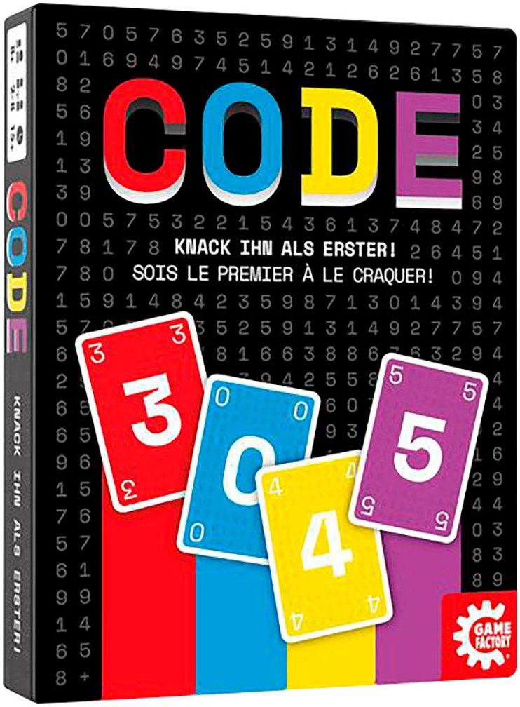 Game Factory Spiel, Kartenspiel Code