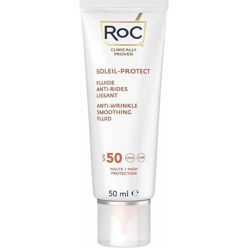 Roc Sonnenschutzcreme Soleil-Protect Anti-Wrinkle Smoothing Fluid SPF50+
