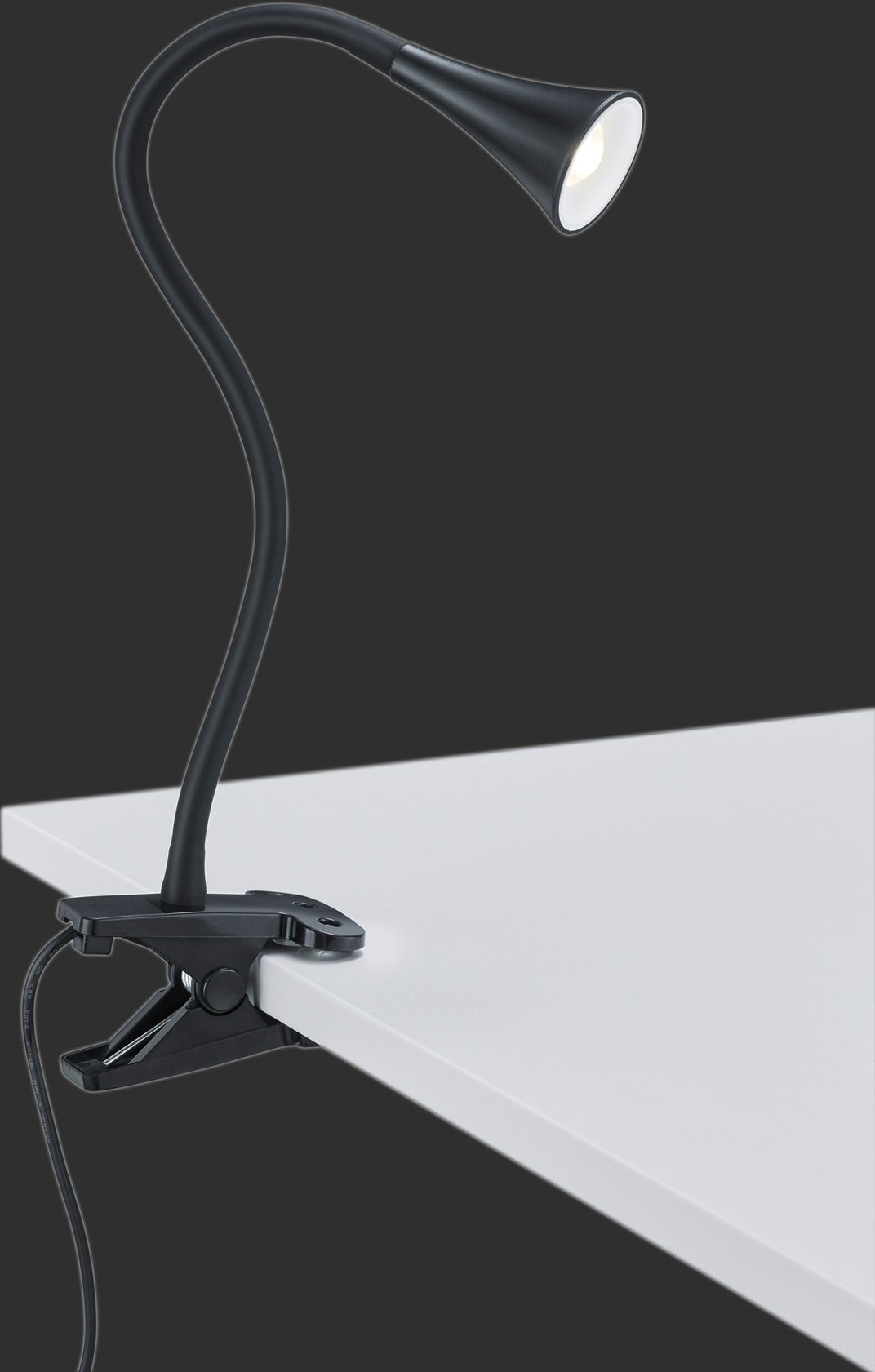 Reality Leuchten LED Klemmleuchte VIPER, LED fest integriert, 5 Jahre Garan günstig online kaufen