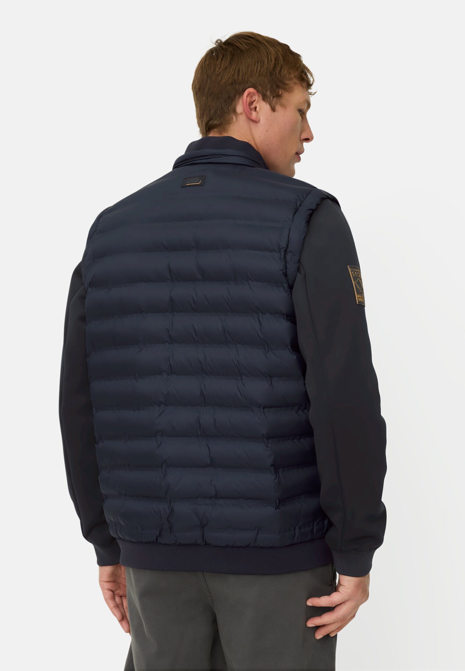 camel active Outdoorjacke mit abnehmbaren Ärmeln Langarm