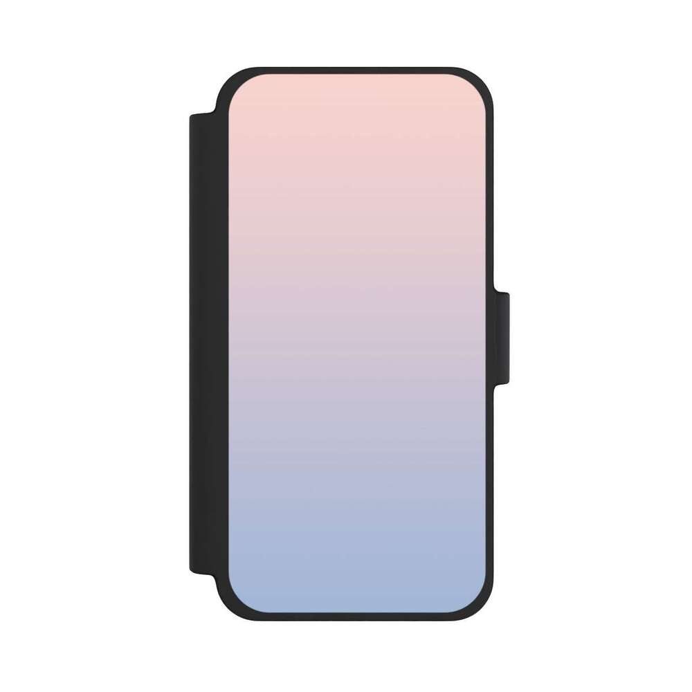 NIVOCASE Handyhülle zweifarbig Pastell Farbverlauf Dawn, Apple iPhone 12 mini Klapphülle Handyhülle aus Kunst Leder