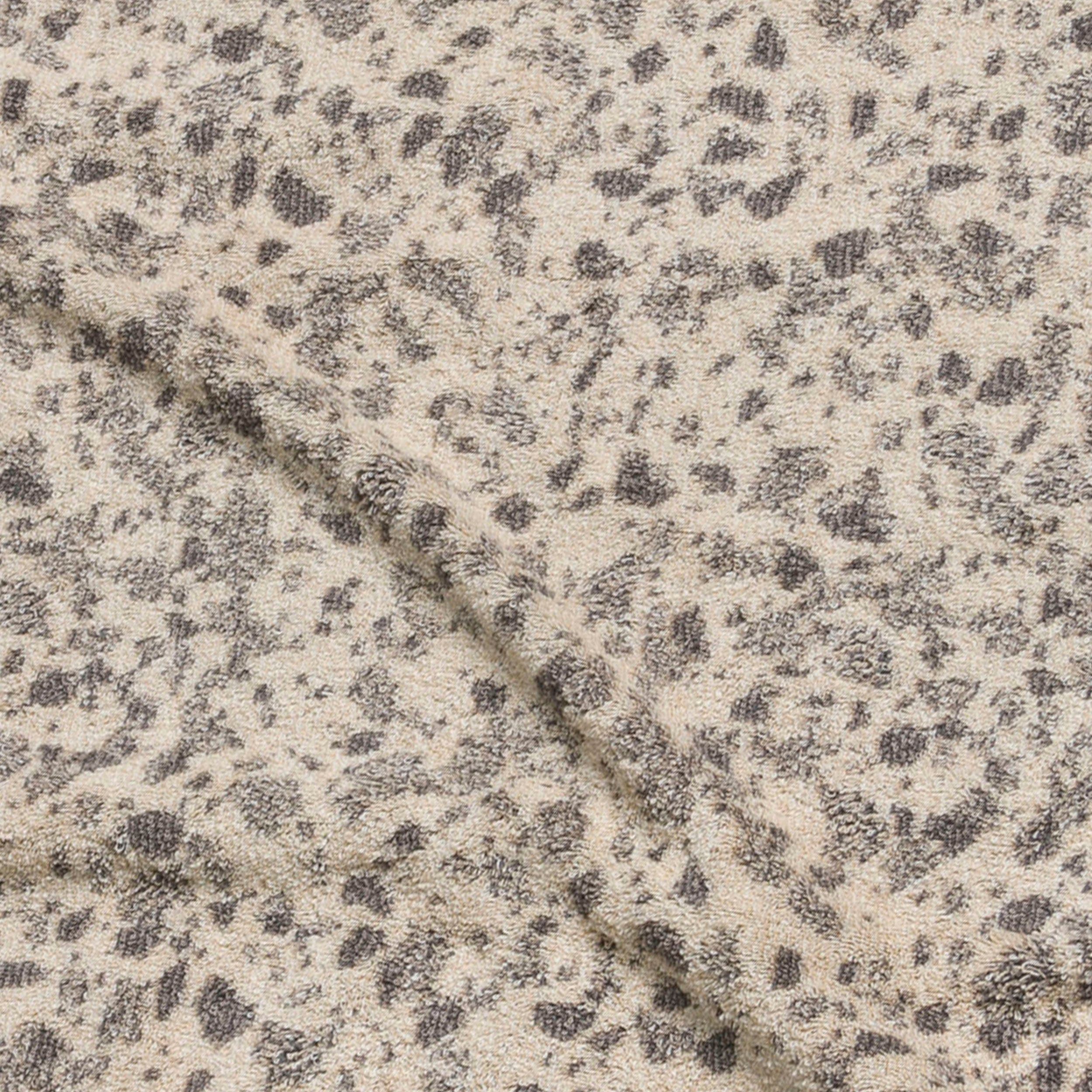 Möve Duschtücher (1-St), beige Walkfrottier Stone, Jacquard-Muster