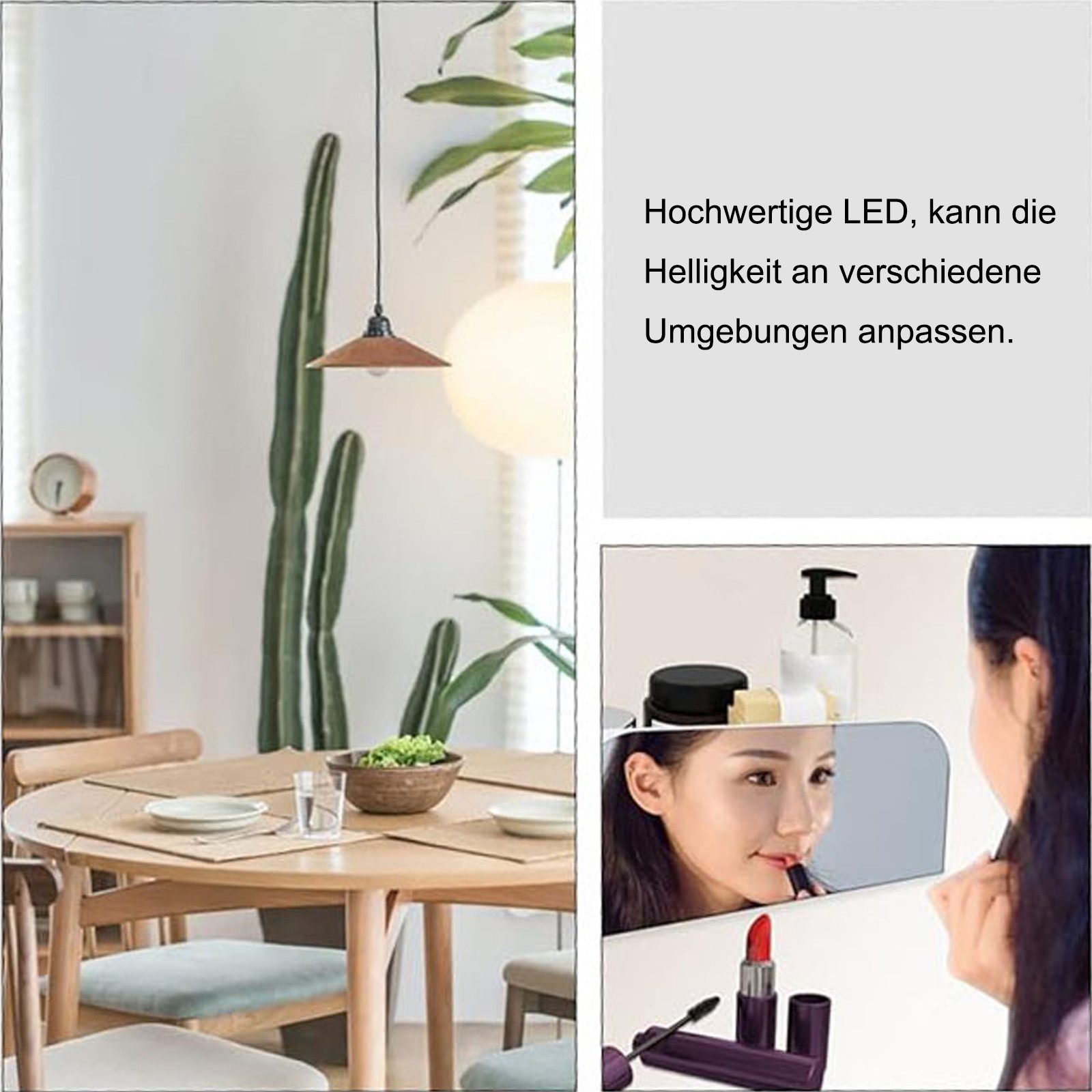 MODFU Wecker Digital Spiegel Wecker Uhr günstig online kaufen