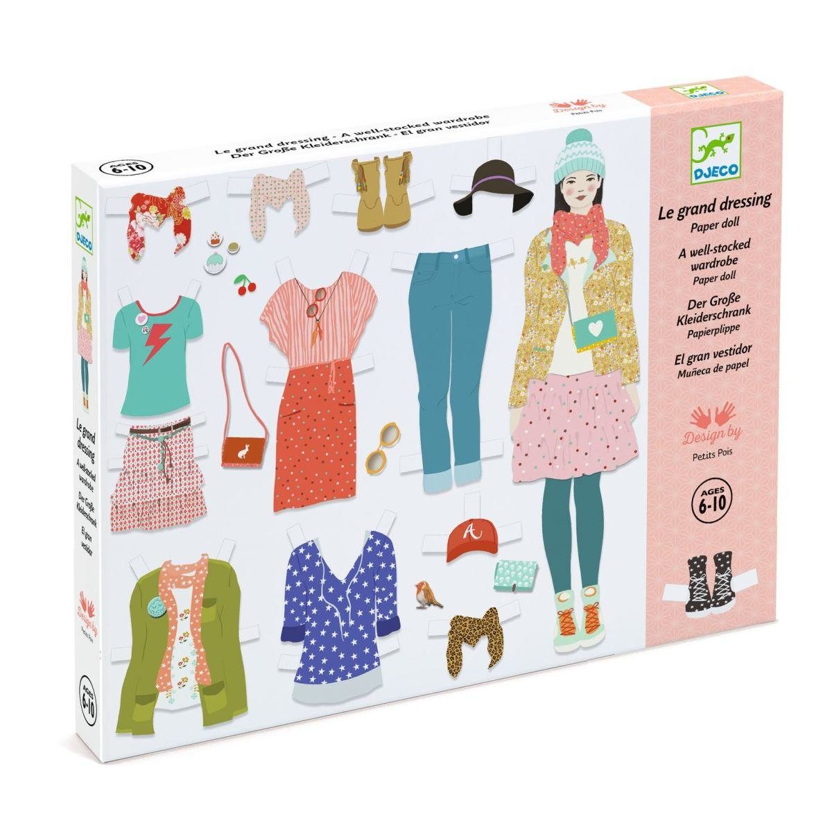 DJECO Kreativset Papierkunst Der große Kleiderschrank günstig online kaufen