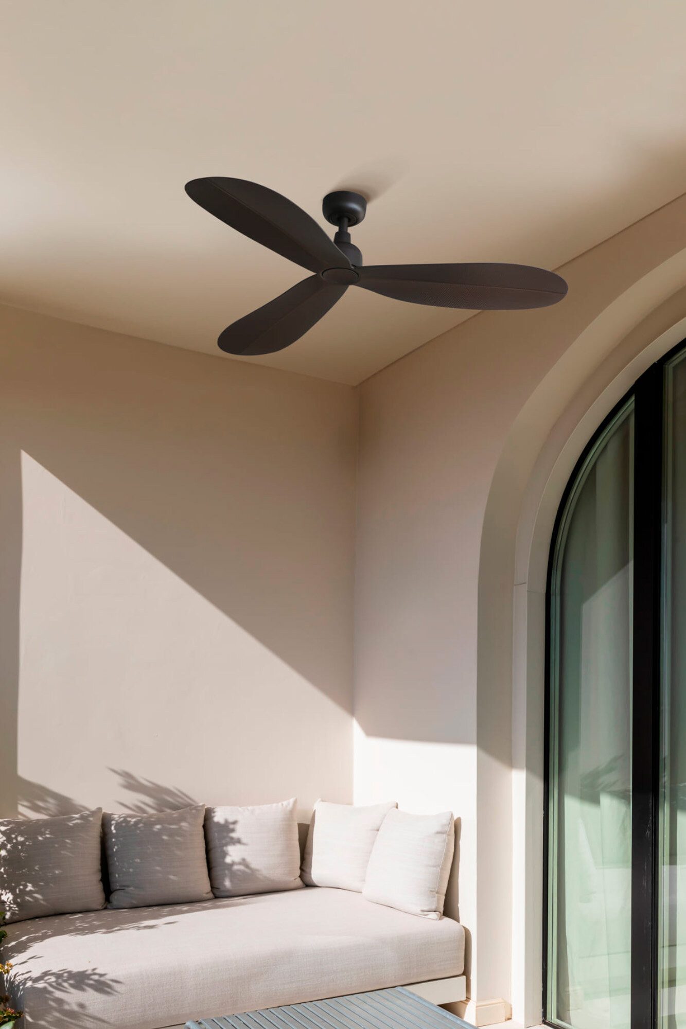 FARO Barcelona Deckenventilator Outdoor DC Deckenventilator Palma, Timer