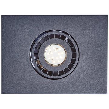Brilliant Deckenleuchte Doro, Doro LED Deckenleuchte 1flg sand schwarz, Metall, 1x LED, GU10, 4,5 W