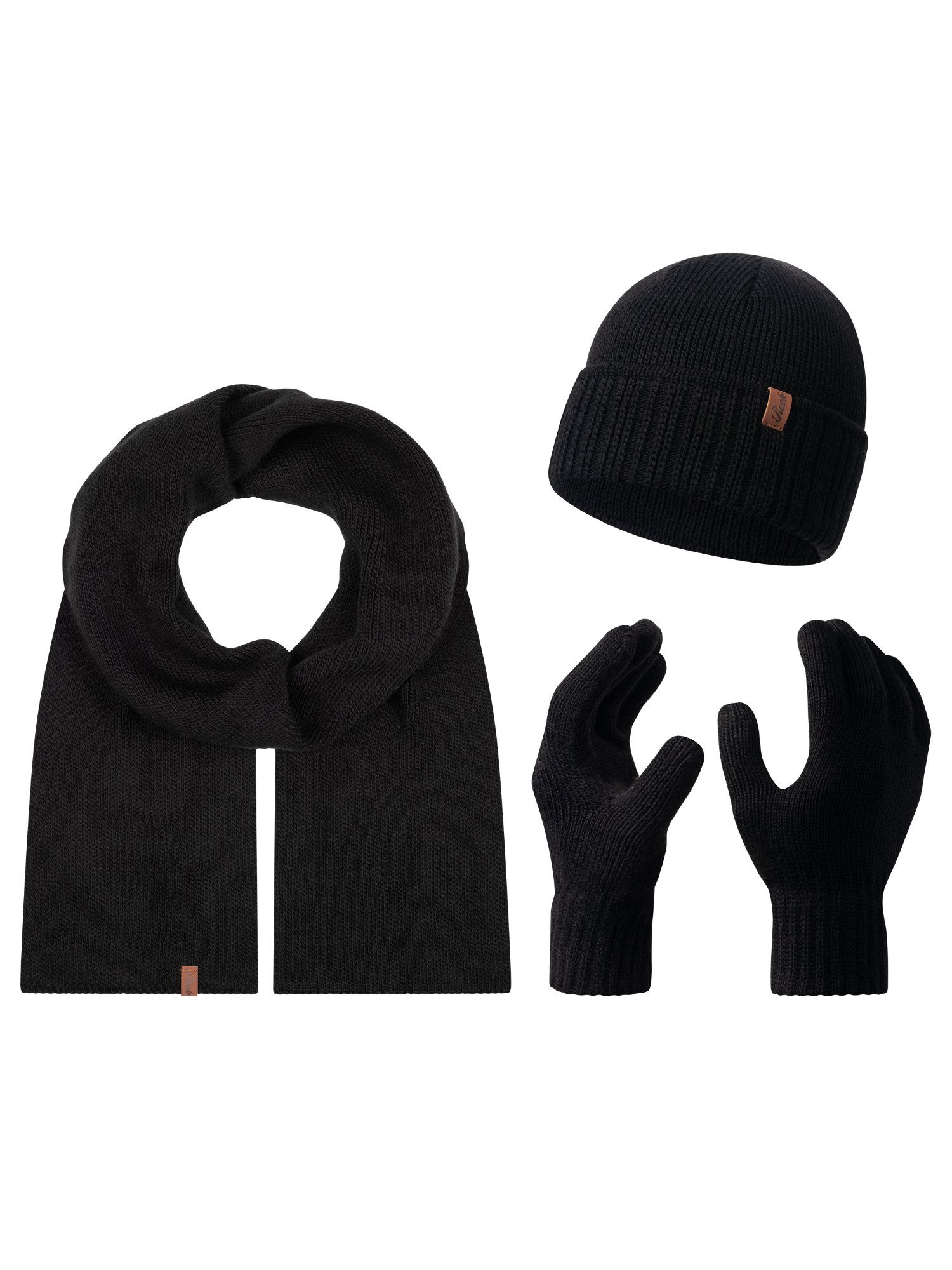 Rock Creek Mütze & Schal Schal Mütze Handschuhe Set U-104