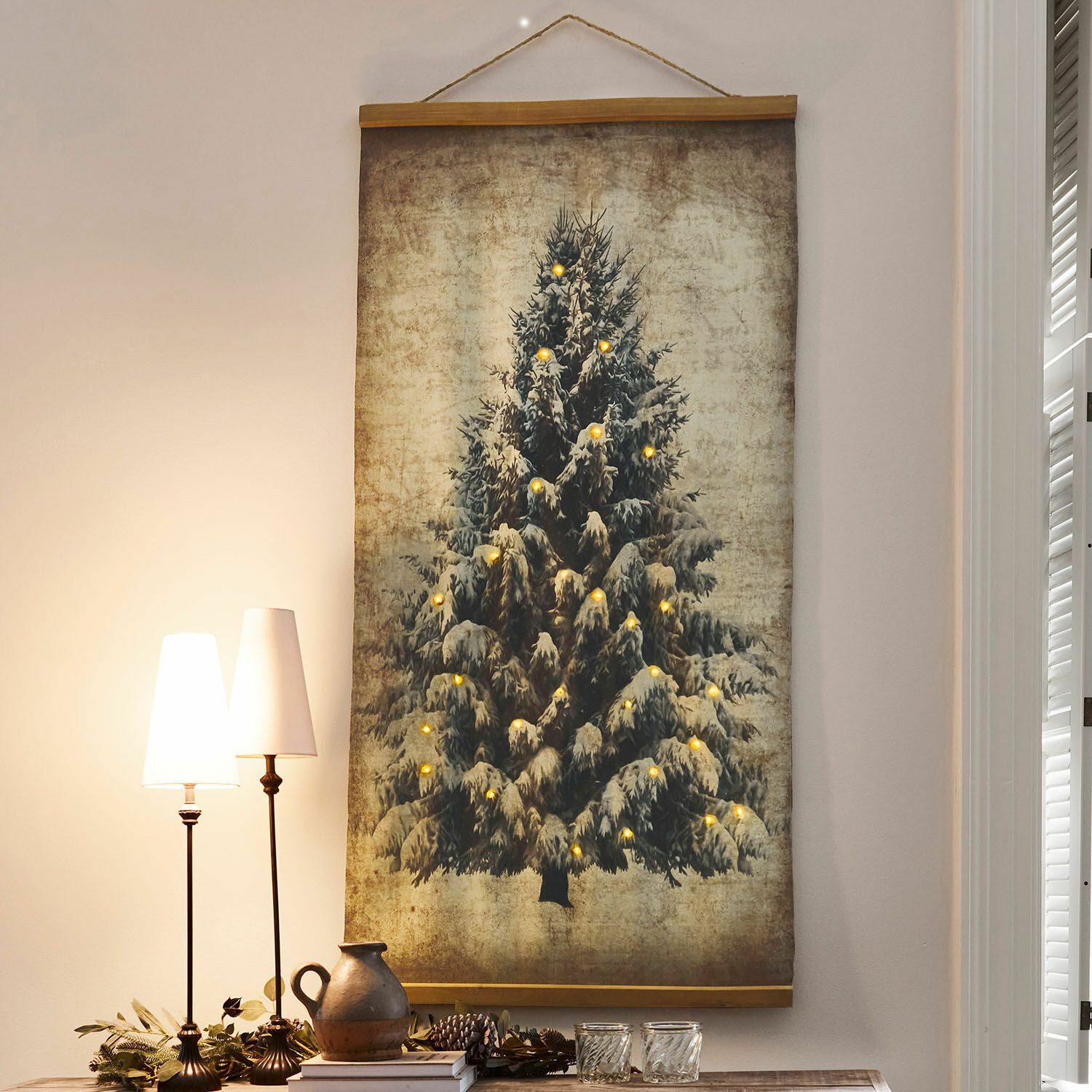 Mirabeau Weihnachtsfigur Bild mit LED Gussers beige/braun (kein Set, kein Set), none – Bild 4 von 5