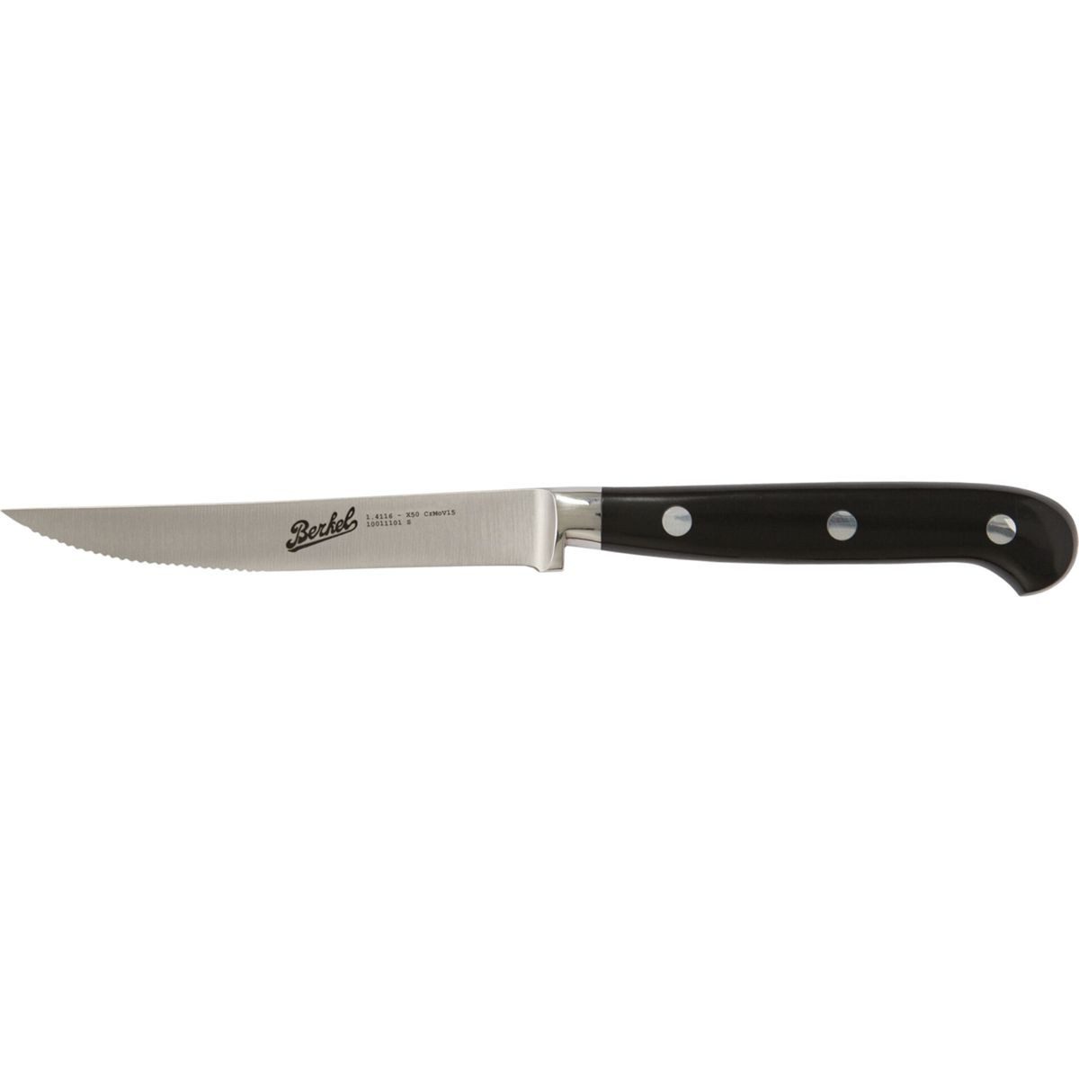 Berkel Besteck-Set Adhoc Glossy Steak Set 6-tlg. gezackt, Stahl / Kunststoff