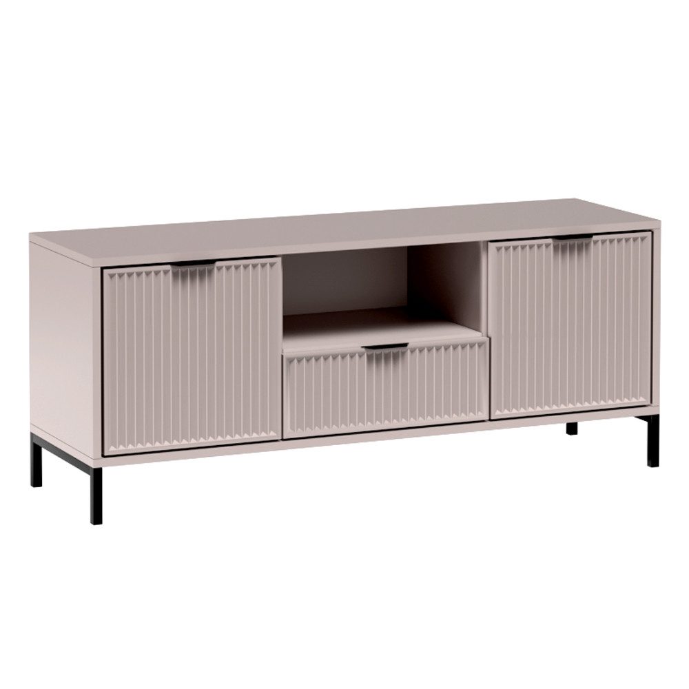 Lomadox Lowboard LAURO-161, Fernsehtisch Fernsehschrank TV-Schrank Kaschmir günstig online kaufen