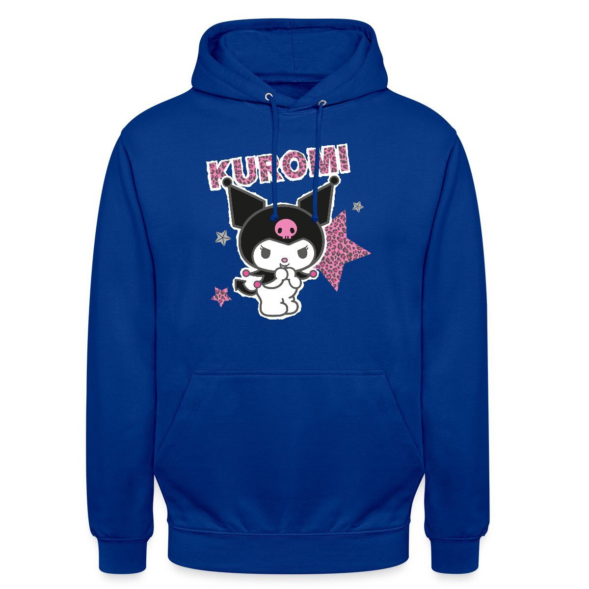 Hoodie Kuromi Mit Schriftzug Leo Stil Unisex Hoodie