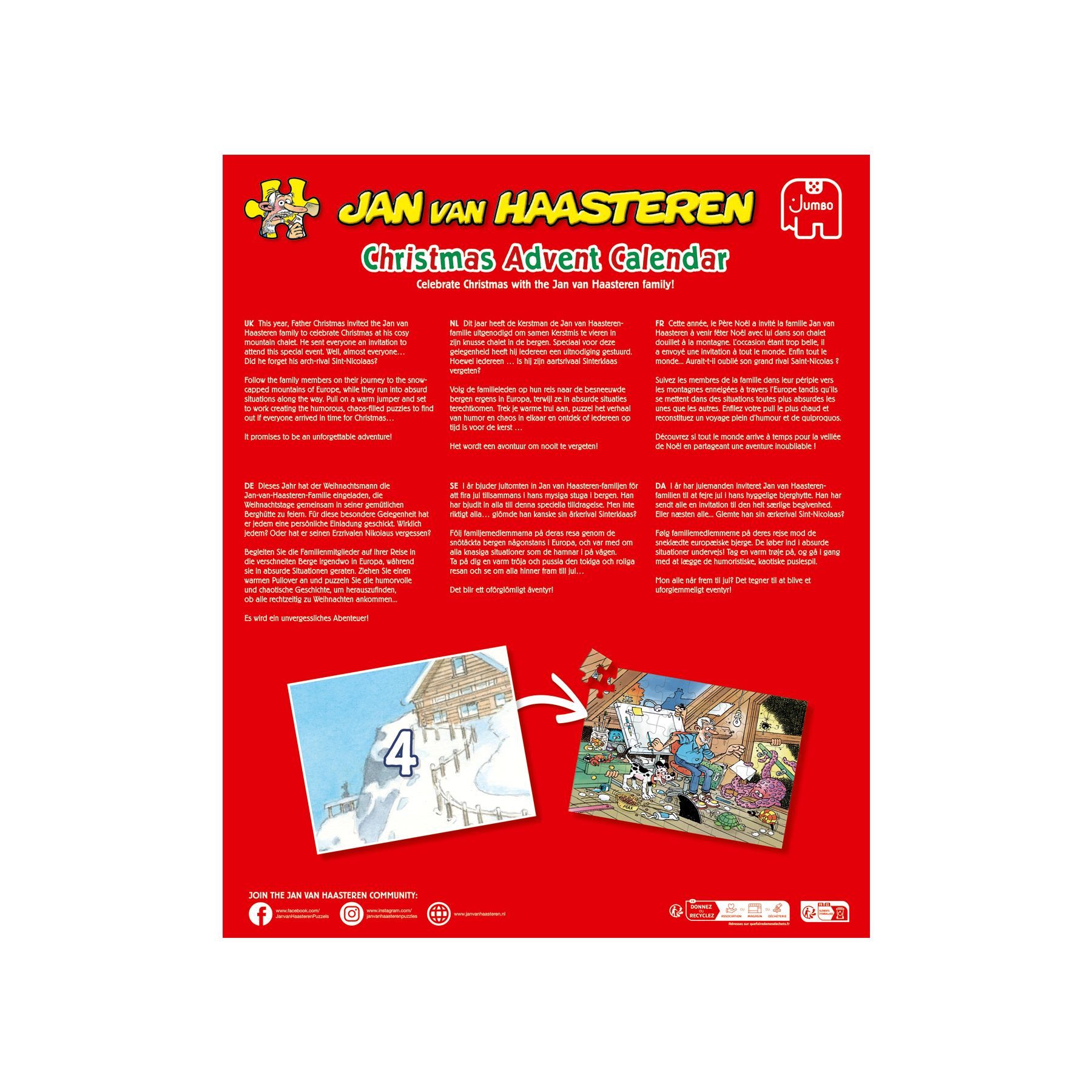 Jan van Haasteren Puzzle Jan van Haasteren Adventskalender Feiertage mit de günstig online kaufen