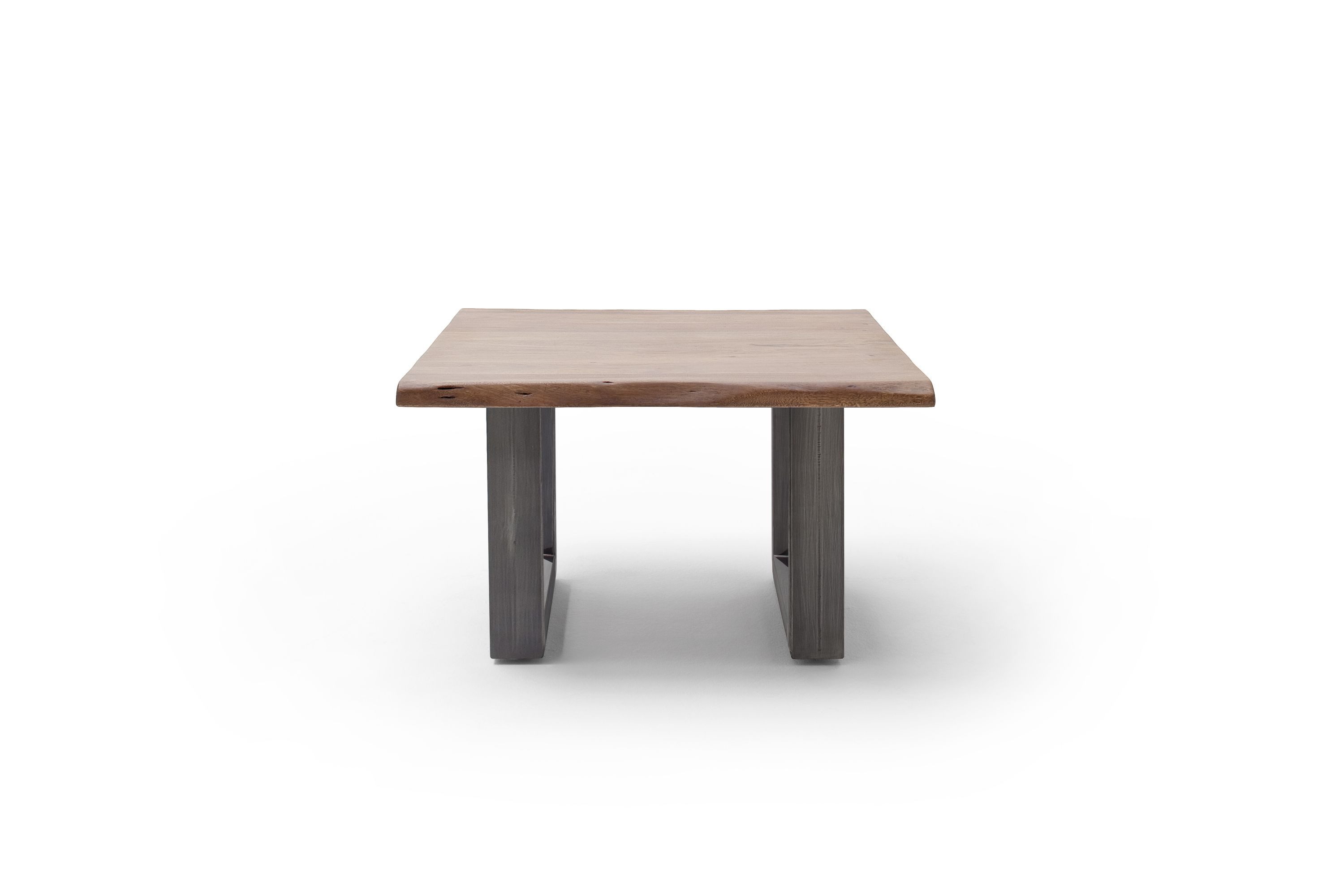 Robas Lund Couchtisch, Akazie walnussfarben m. U-Gestell Antik gewischt 75x45x75 cm