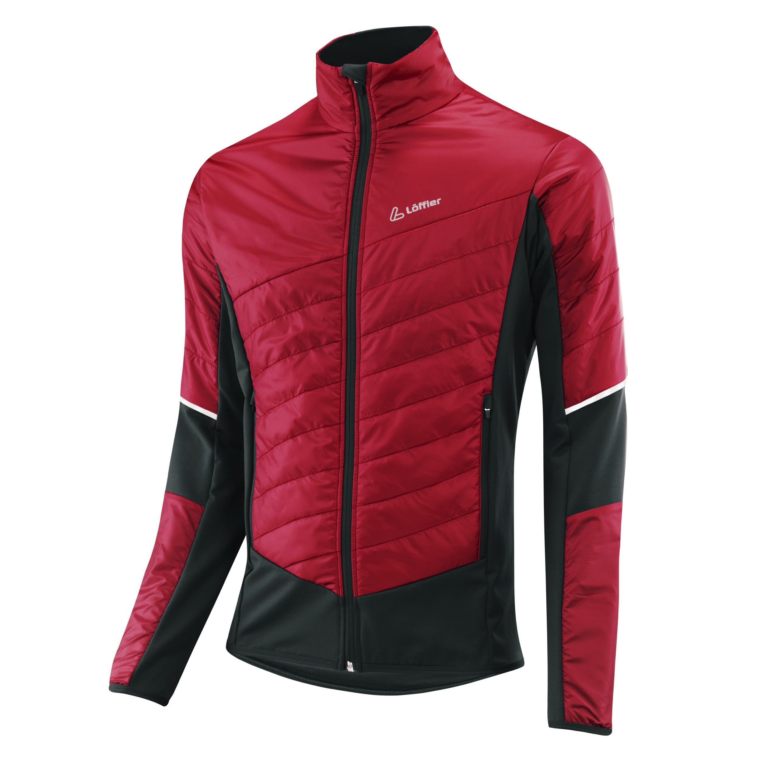 Outdoorjacke HYBRIDJACKET PL60 M Herren Hybridjacke rot/schwarz