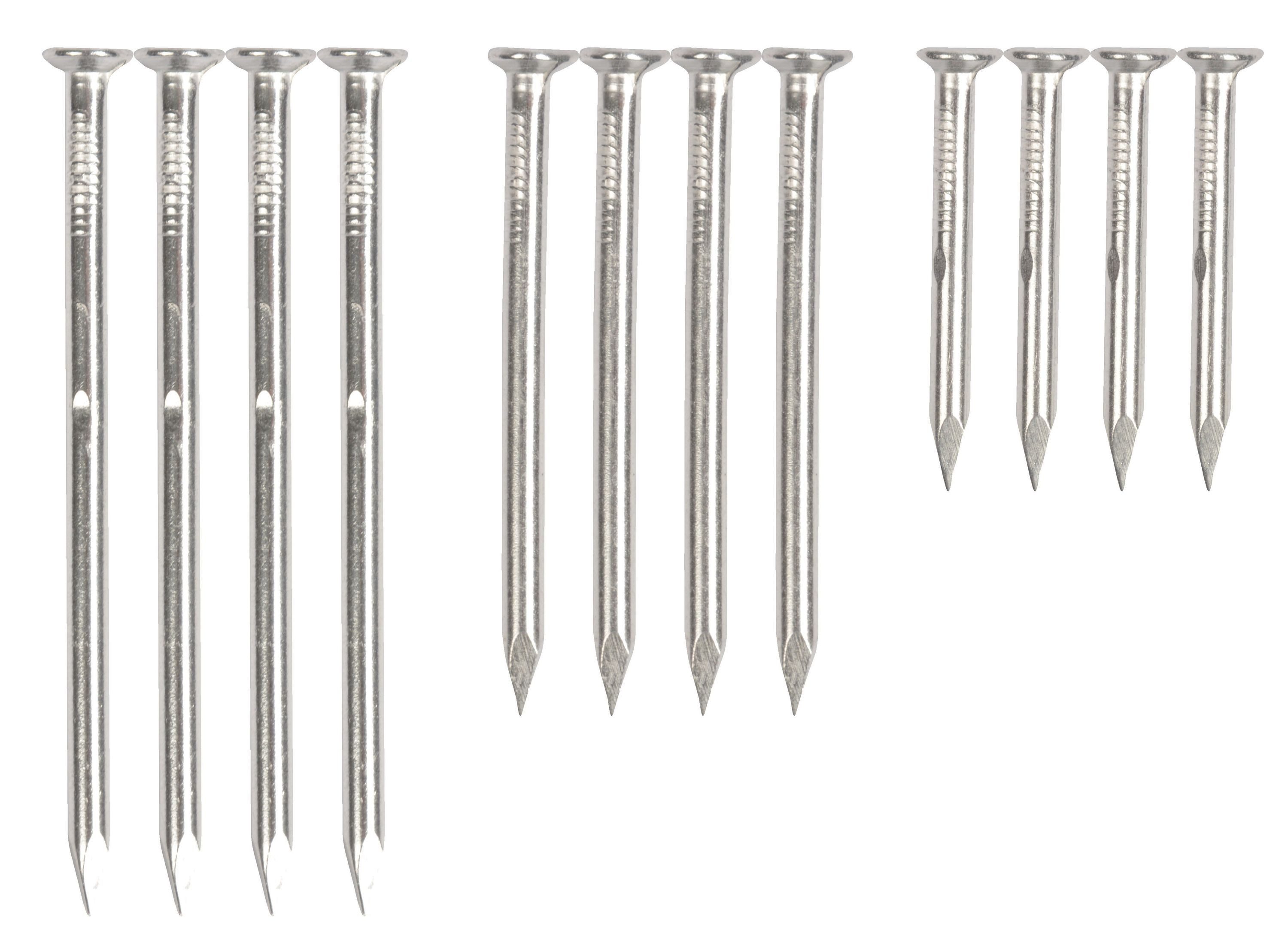 Nistkasten 12er Set Baumfreundliche Aluminium Nägel für Nistkästen Futterhäuser