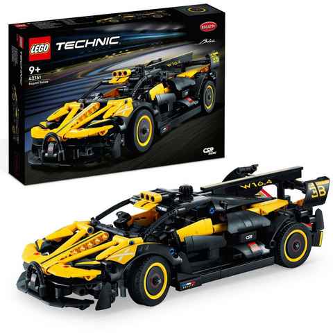 LEGO® Konstruktionsspielsteine Bugatti-Bolide (42151), LEGO® Technic, (905 St), Made in Europe