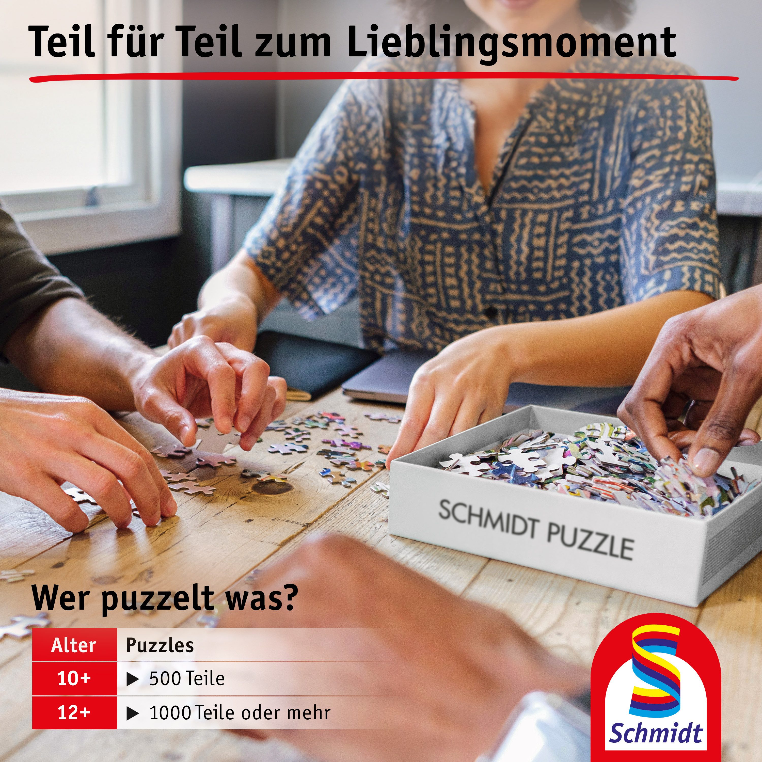 Schmidt Spiele Puzzle Blend Cota, Sommerhaus, 1000 Puzzleteile, Made in Germany