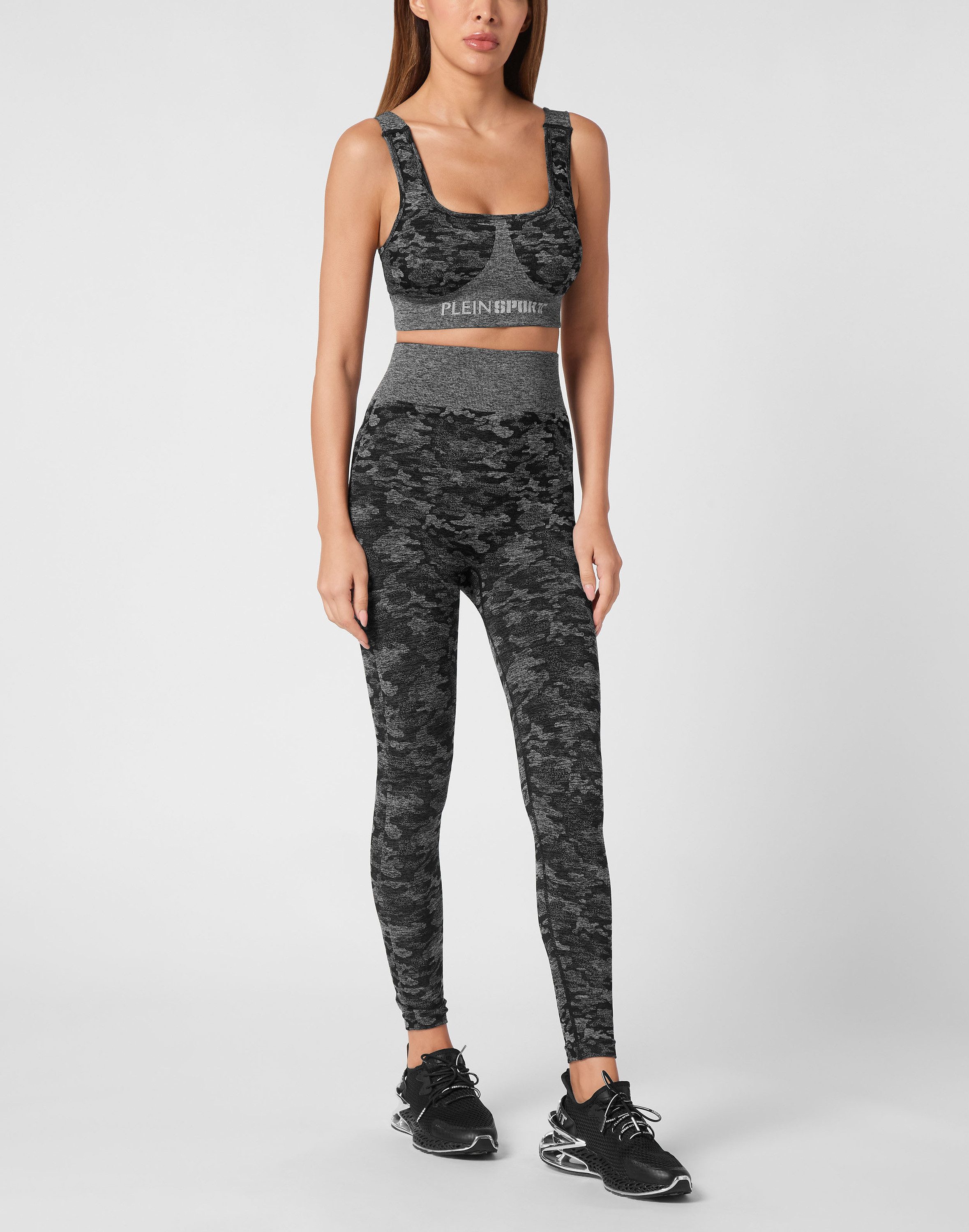 PLEIN SPORT Leggings Camouflage