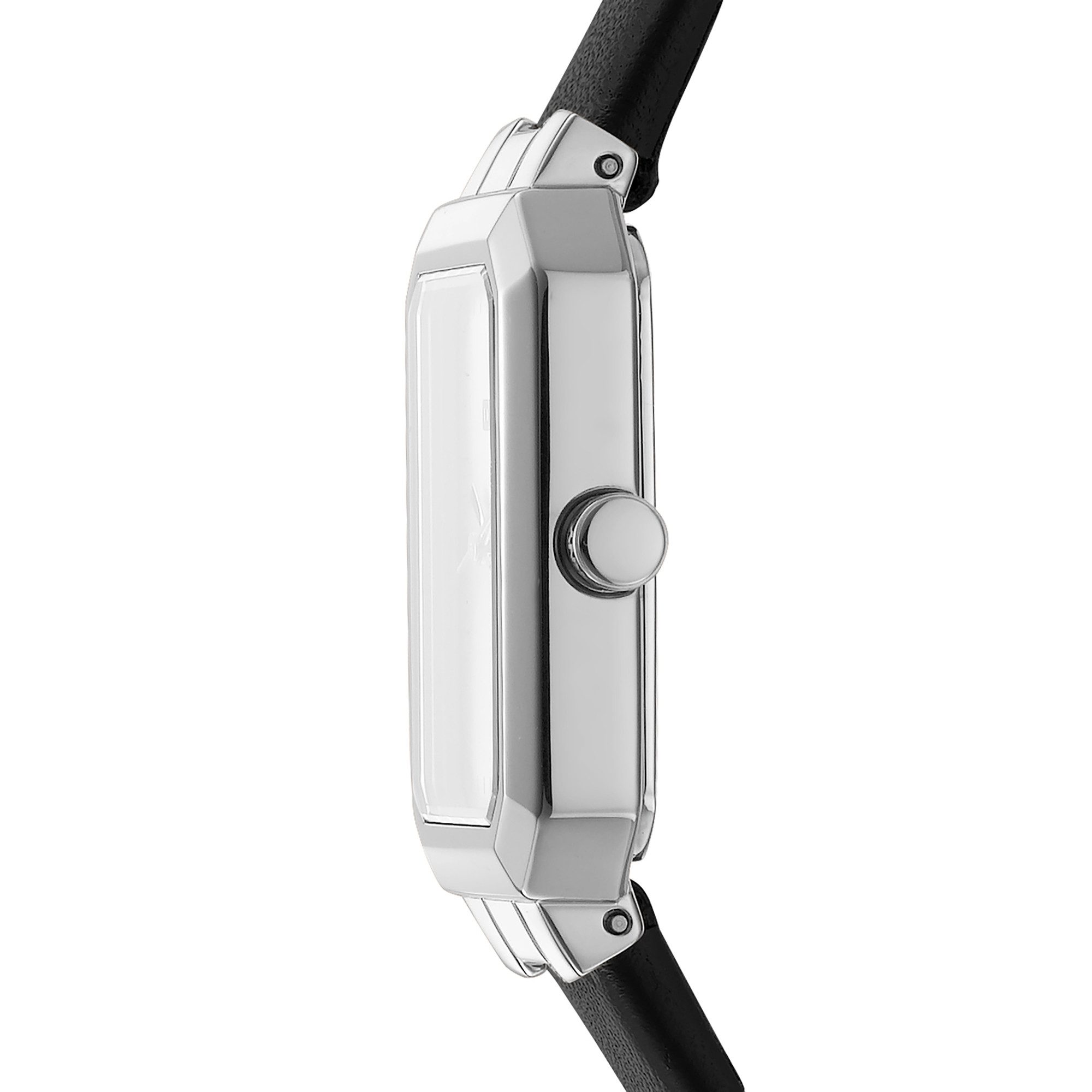 DKNY Quarzuhr Uptown Midi DK1L076L0015, Armbanduhr, Damenuhr, Lederarmband, analog