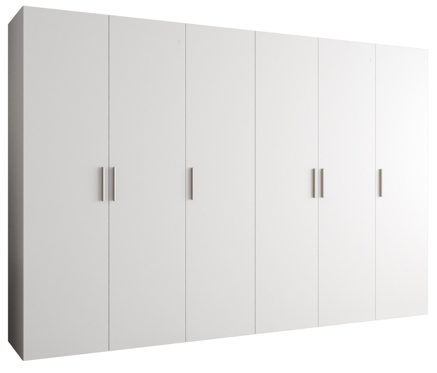 ABIKS MÖBEL Drehtürenschrank BARI 1 Schlafzimmerschrank mit Kleiderstange und Regalen Garderobenschrank Kleiderschrank in 5 verschieden Breiten und 4 Farben