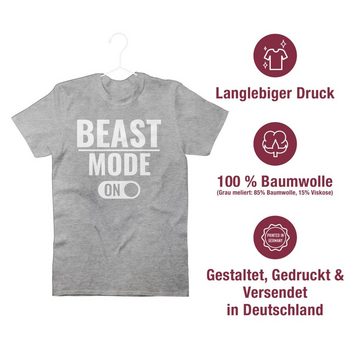 Shirtracer T-Shirt Beast Mode ON Fitness & Workout