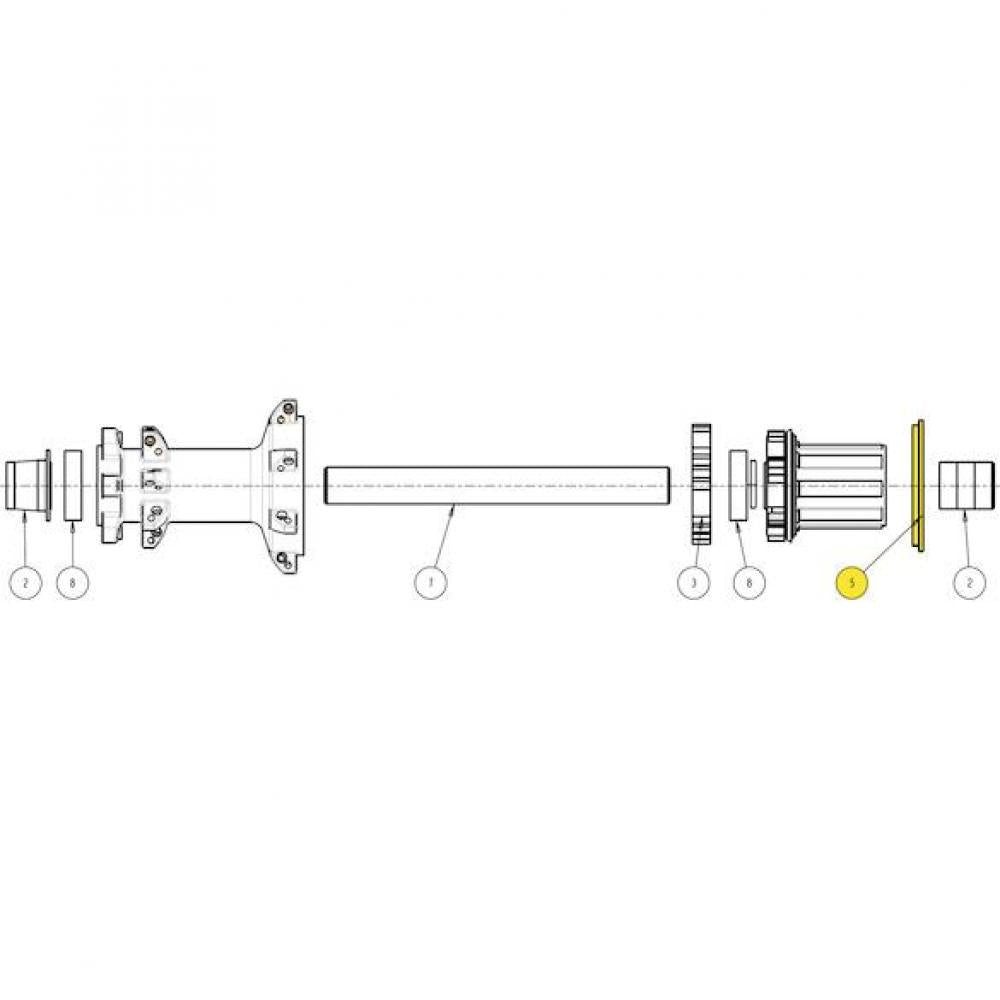 Sunringle Vorderradnabe SUNringle Verschlussring für Super Bubba, Bubba - Lockring - sichere F