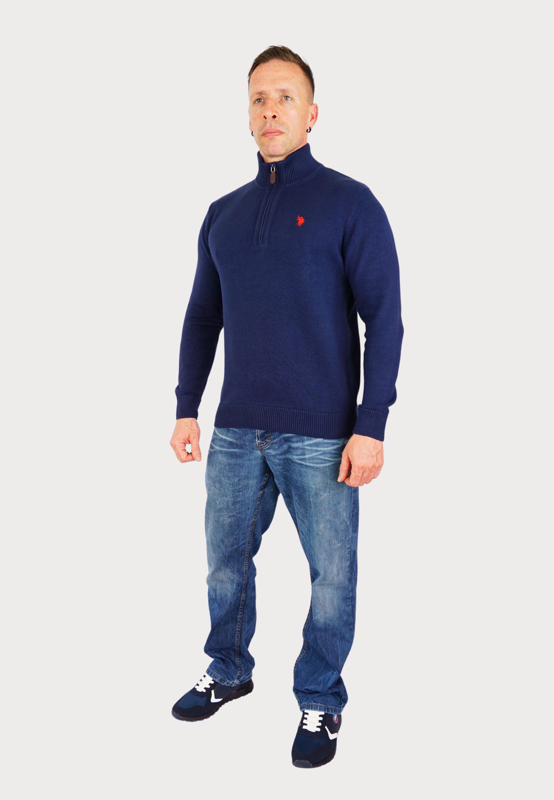 U.S. Polo Assn. Troyer Strickpullover Pullover Troyer (1-tlg) günstig online kaufen