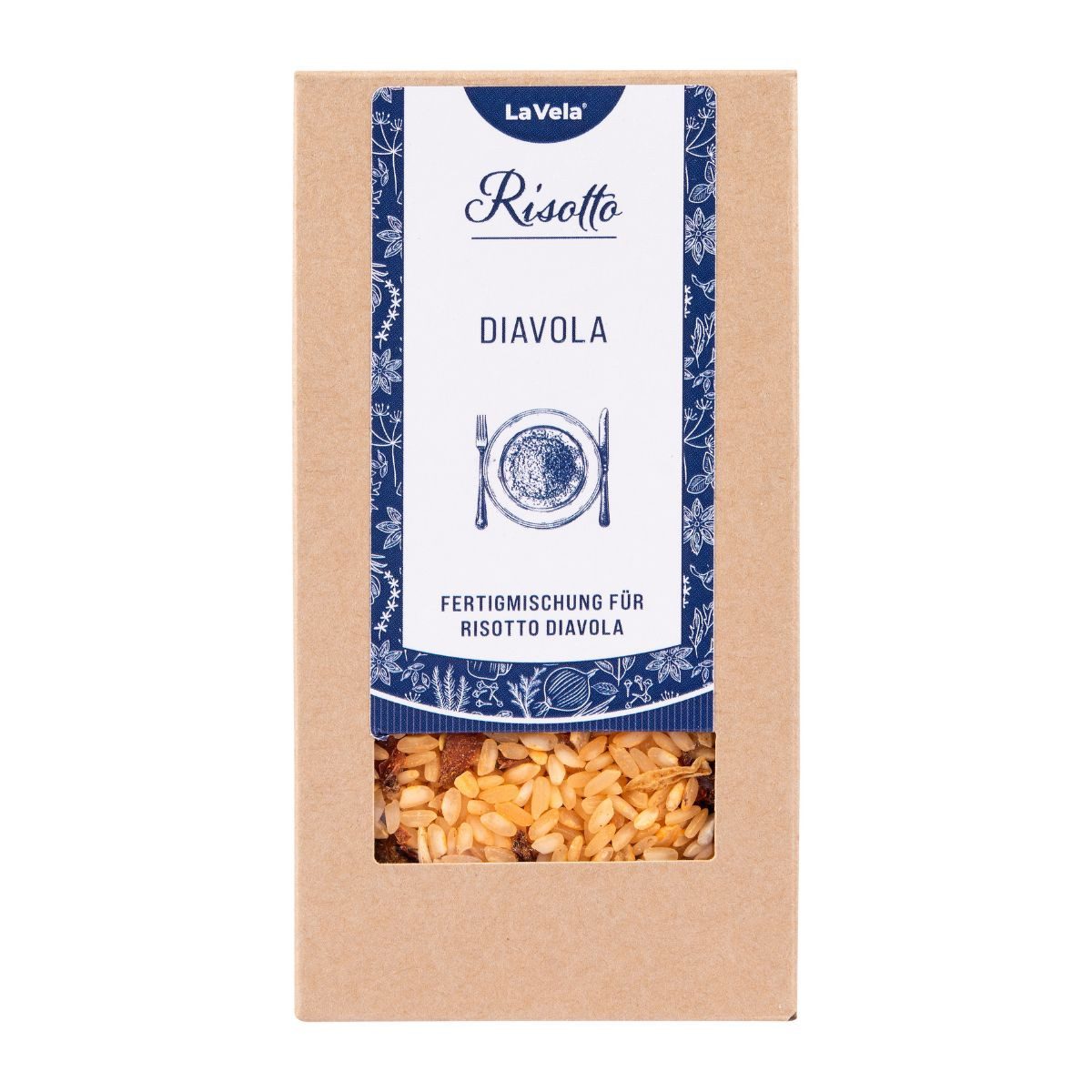 La Vela Reis La Vela Risotto Diavola, Mediterranes Risotto mit Chili, 250 g