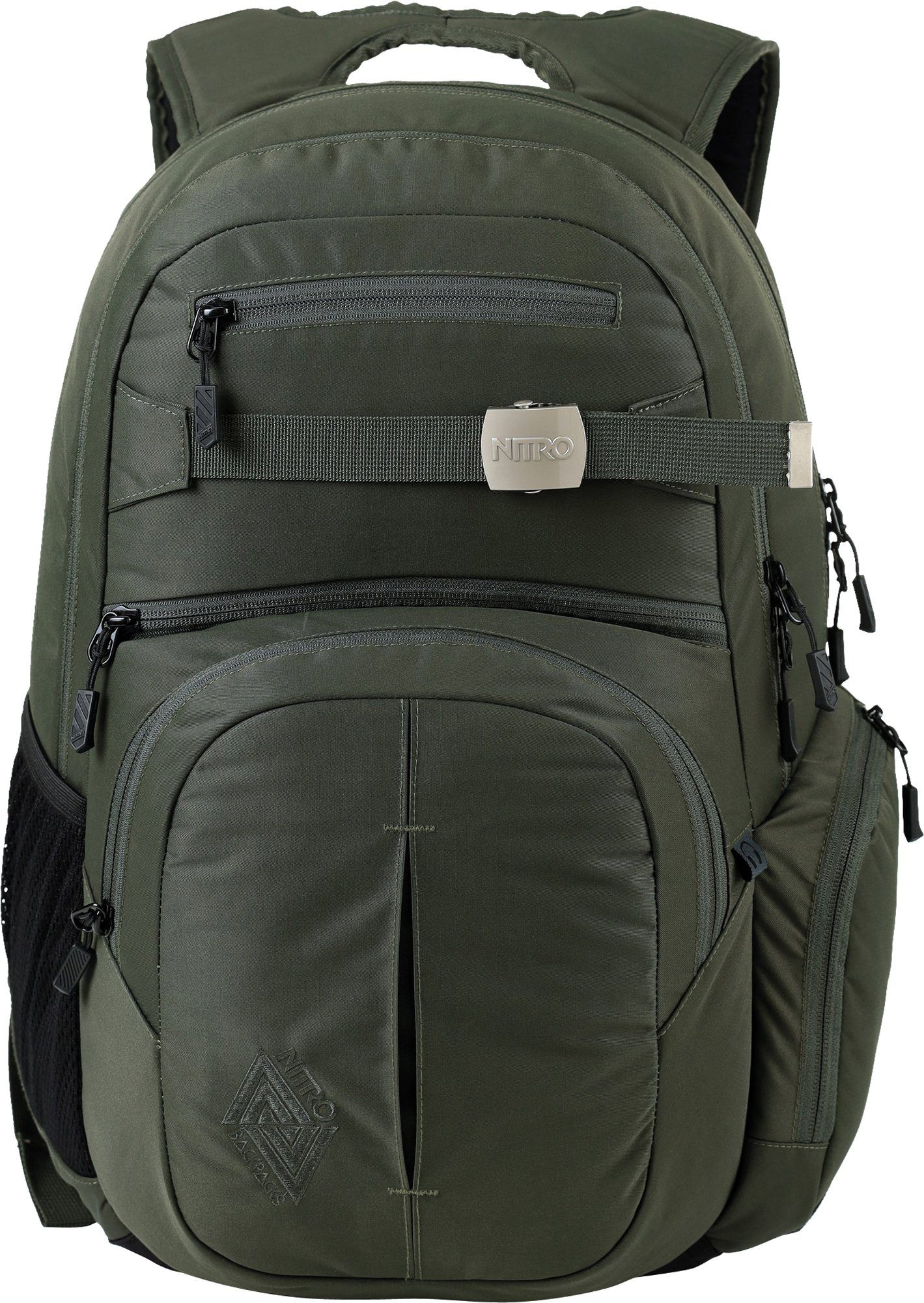 NITRO Hero, Arbeit Großer Freizeitrucksack, Schule, Schulrucksack Reise rosin und Alltagsrucksack,