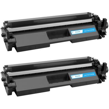 Tito-Express Tonerpatrone 2er Set ersetzt HP CF 217 A HP CF 217A CF217A HP 17A Black, für Laserjet Pro MFP M130fw Laserjet Pro M102w M102a MFP M130fn M130a