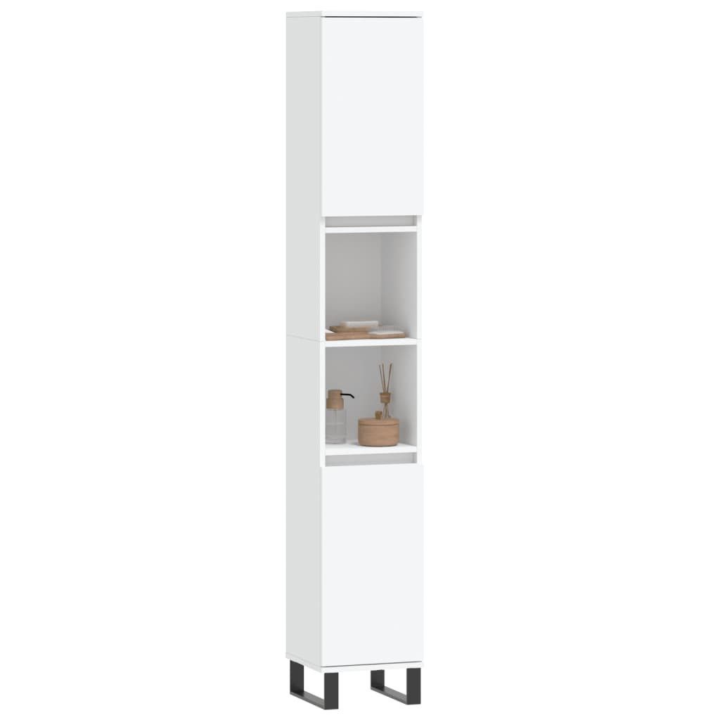 vidaXL Hochschrank Badschrank Weiß 30x30x190 cm Holzwerkstoff (1-St) günstig online kaufen