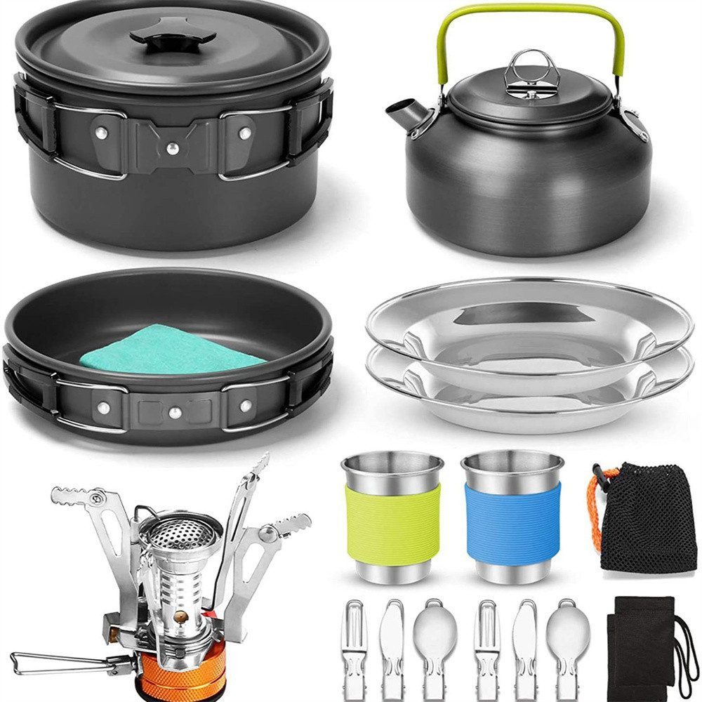 Topf-Set Camping-Kochgeschirr-Set