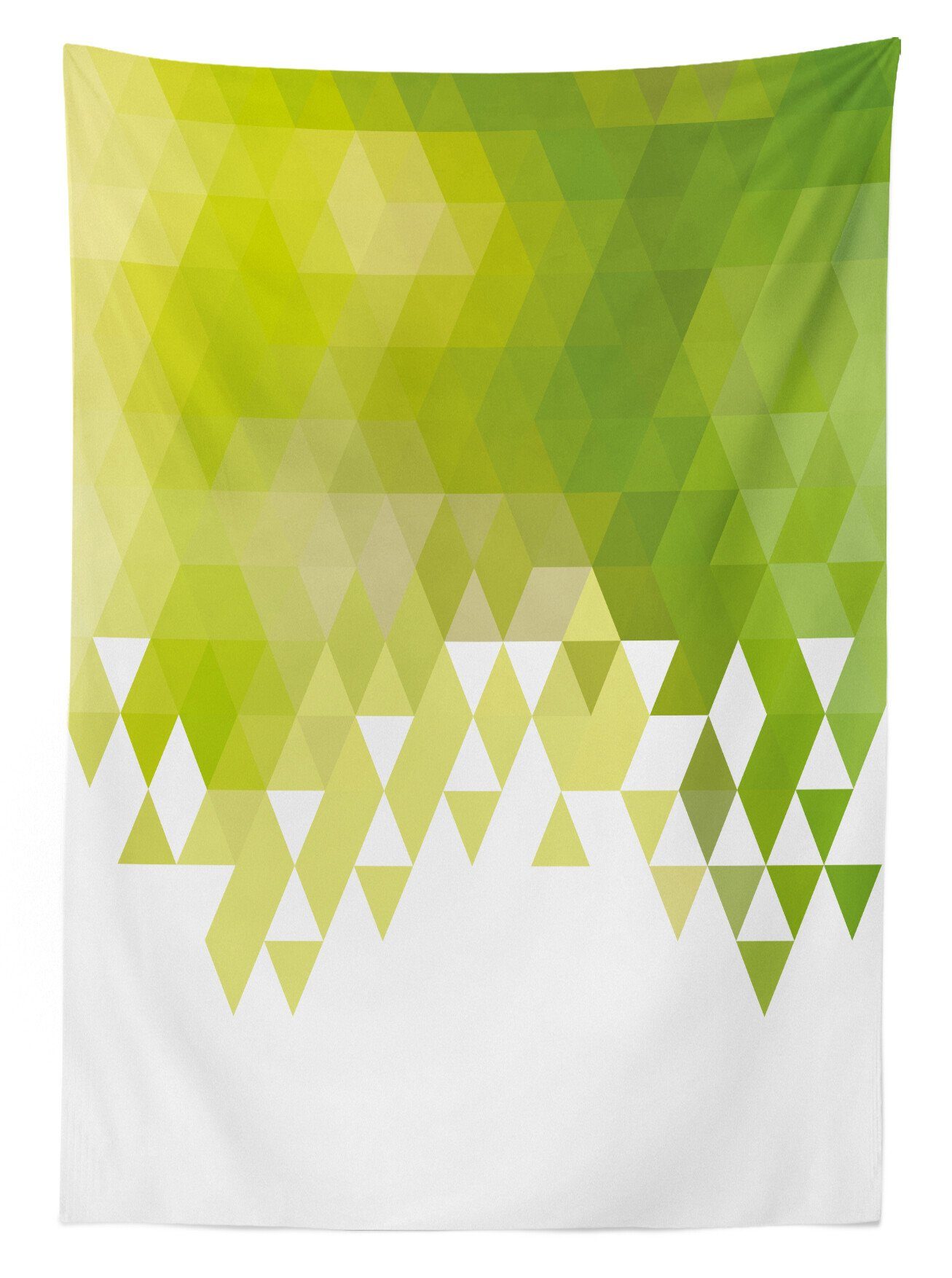 Abakuhaus Tischdecke Farbfest Waschbar Für Farben, Triangular Außen Klare den Bereich abstraktes geeignet Muster Grün