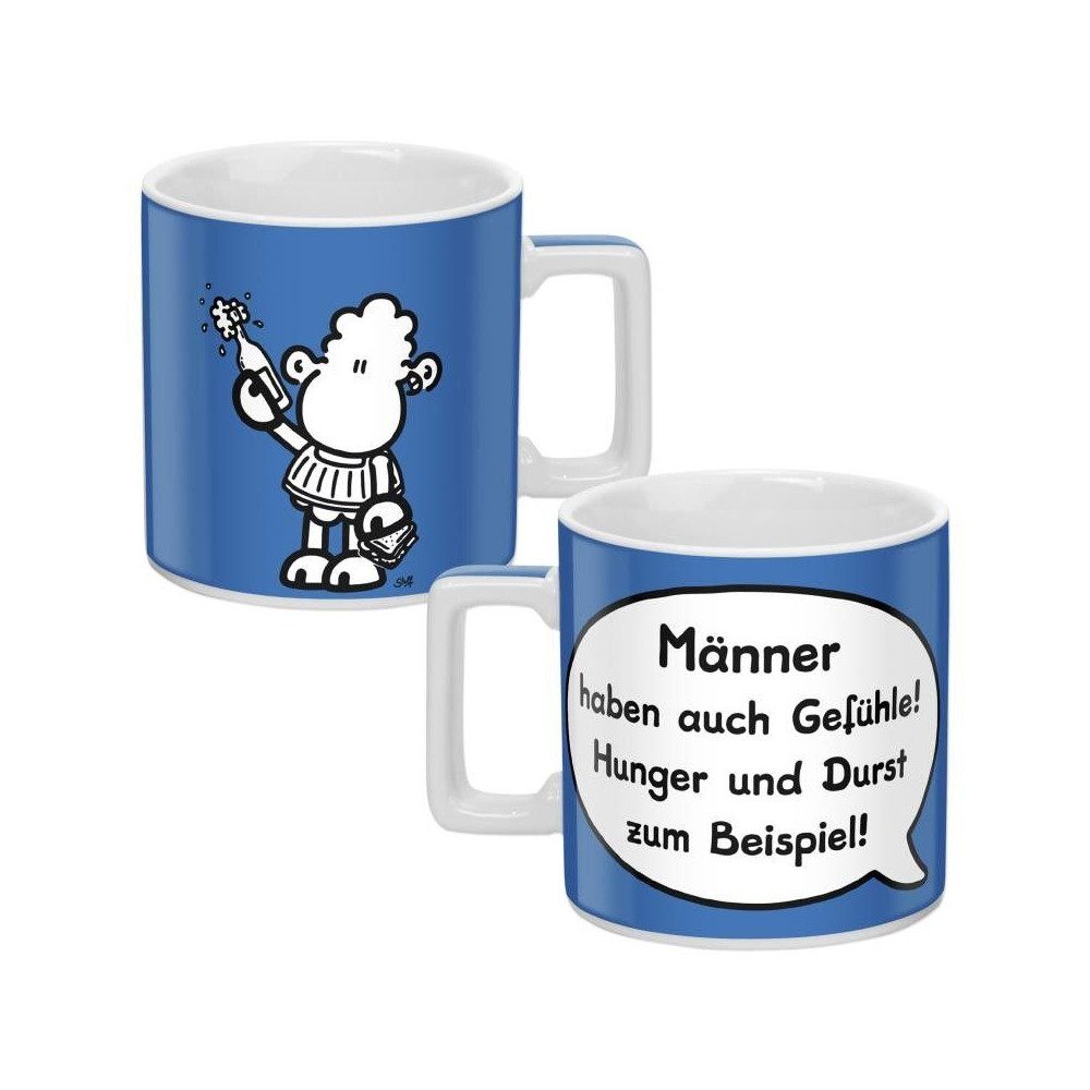 Sheepworld Tasse Tasse - Männer - ca. 450 ml - Ø ca. 9 cm, Porzellan