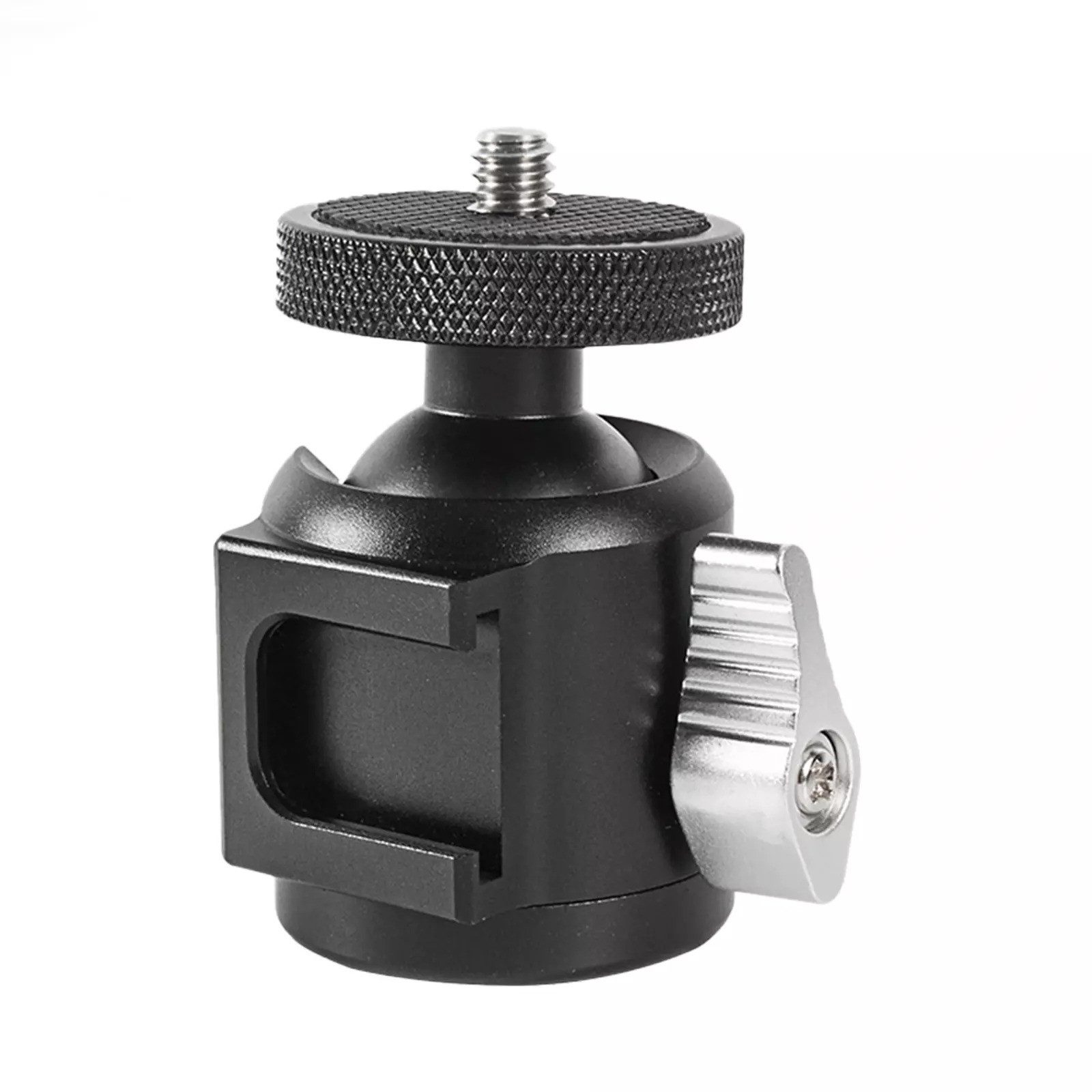 BEXIN Kugelkopf 360° Mini-Kugelkopf Kamerahalterung Cold Shoe Adapter für DSLR Kamera