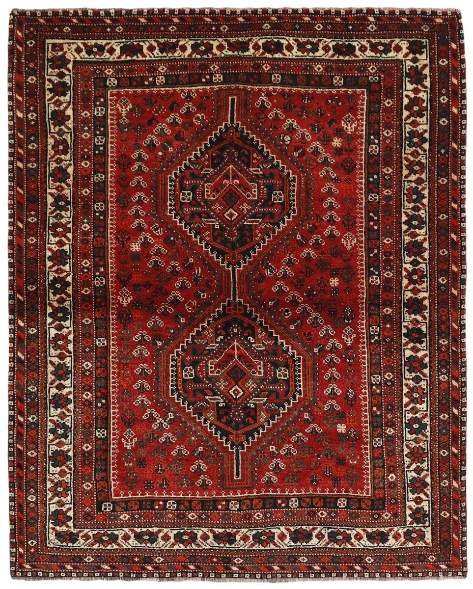Orientteppich Shiraz 157x197 Handgeknüpfter Orientteppich / Perserteppich, Nain Trading, rechteckig, Höhe: 10 mm