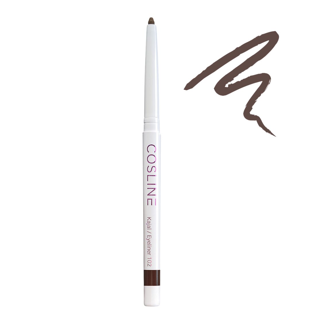 Cosline Cosmetics Kajal wasserfest, langanhaltend, cremig, 25 Farben, intensive Pigmentierung