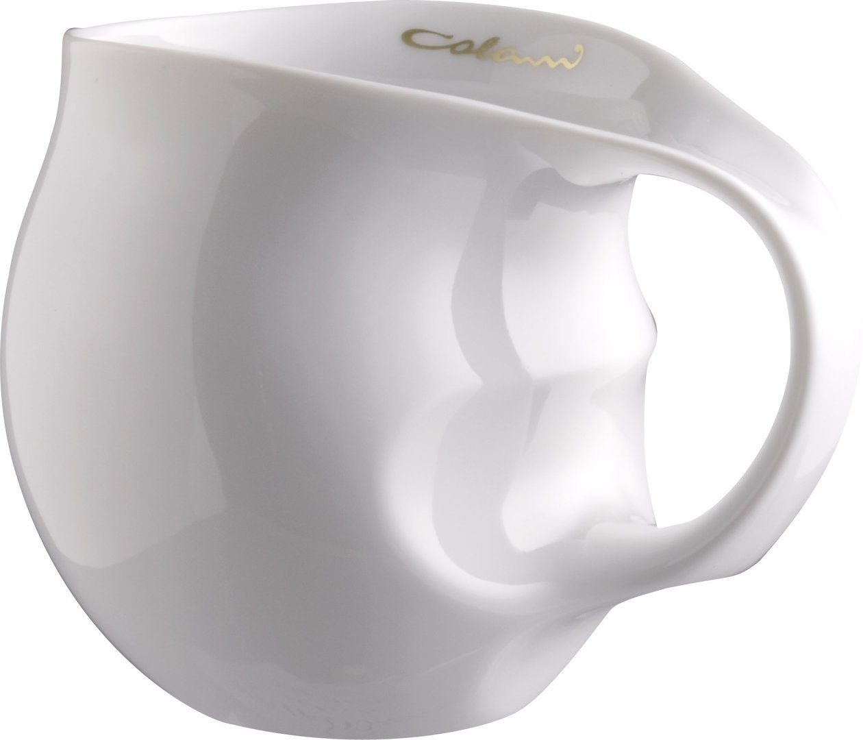 Colani Tasse Tasse Becher Kaffeetasse Weiß 260ml, 1-tlg., Porzellan, Colani Schriftzug, im Geschenkkarton