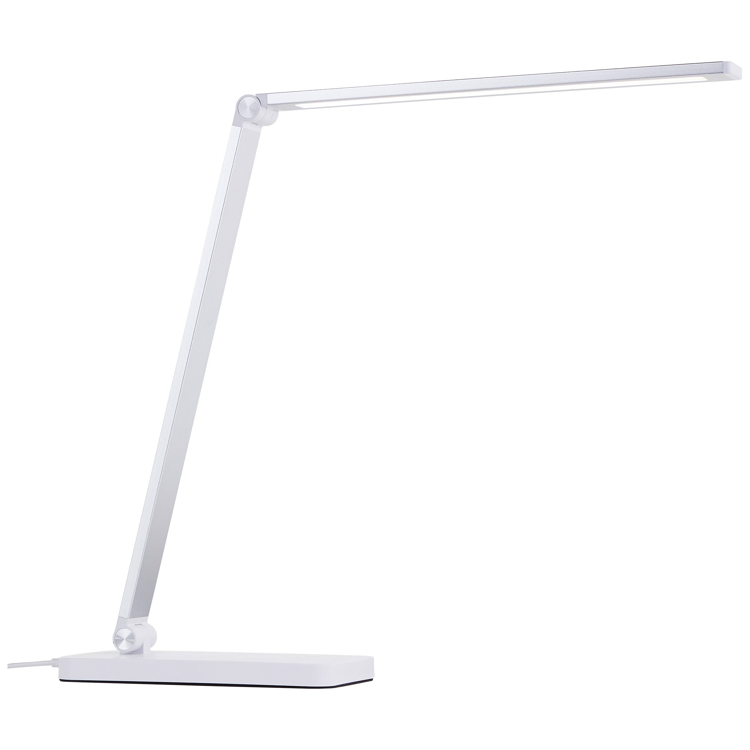 Brilliant LED Tischleuchte Florence, Dimmfunktion, Farbsteuerung, LED fest integriert, warmweiß - kaltweiß, 38 x 11 x 34 cm, 610 lm, 2700-6500K, 3-Stufen dimmbar, USB, schwenkbar