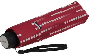 doppler® Taschenregenschirm Super-Mini Havanna Damen UV-Schutz - Glamour, besonders leichter und kleiner Schirm, passt in jede Tasche
