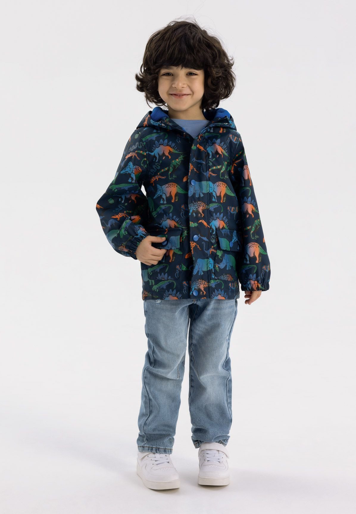 Regenjacke wasserabweisende Jacke mit Fleece Futter