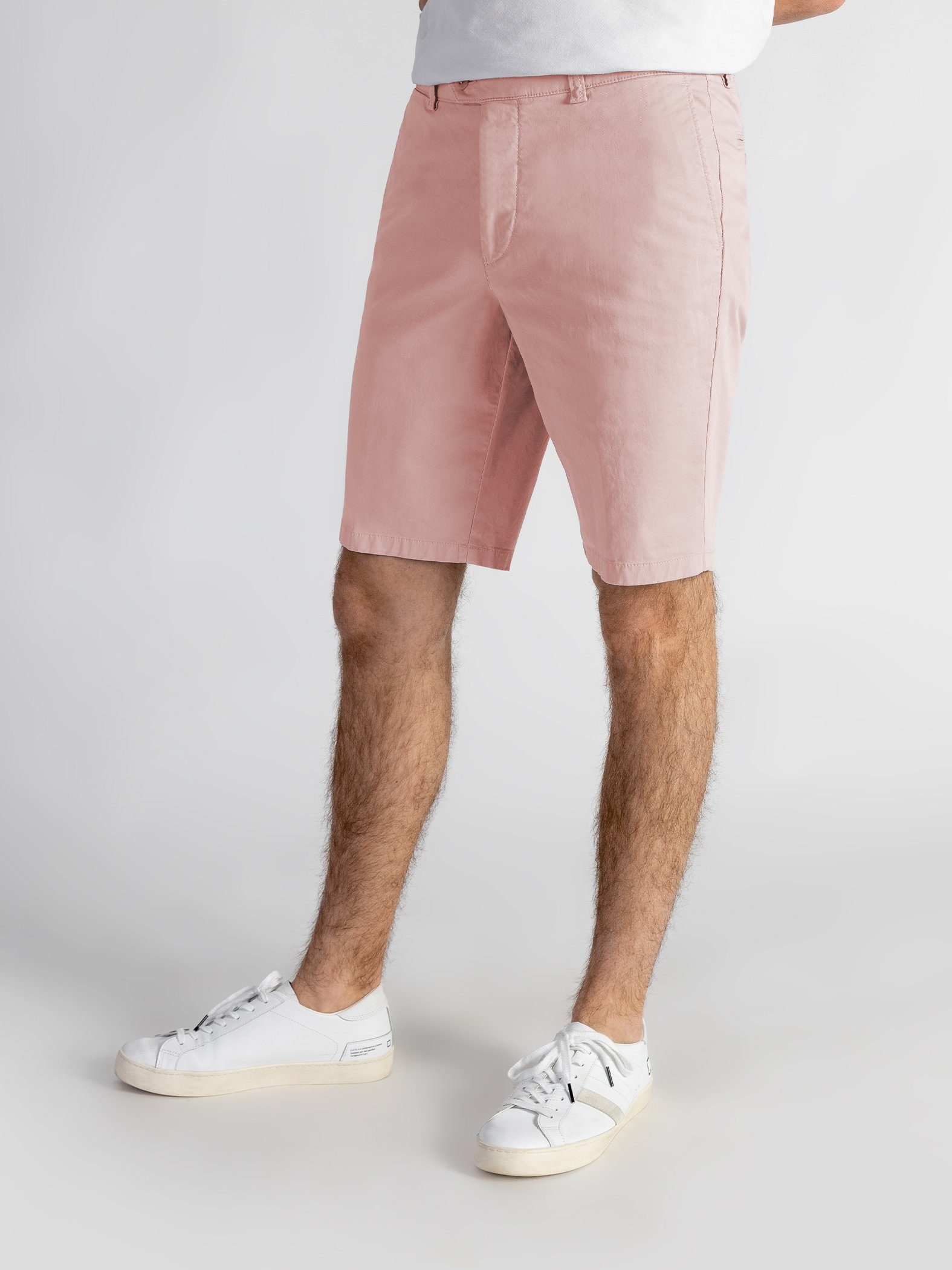 TwoMates Shorts Shorts mit elastischem Bund, Farbauswahl, GOTS-zertifiziert rosa