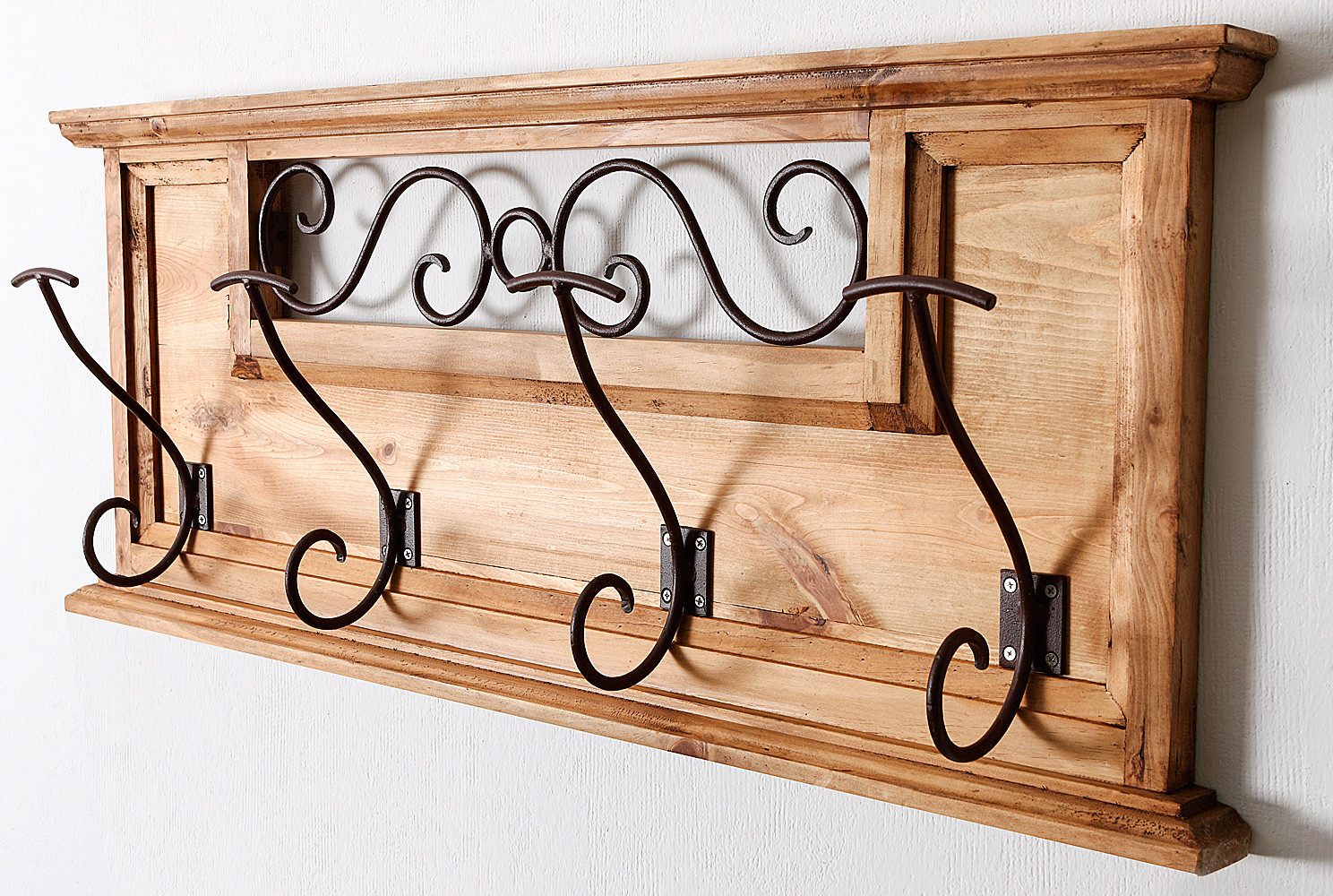 1a Direktimport Kompaktgarderobe Original Mexico Möbel Garderobe Hakenleiste - Pinie - Landhausstil