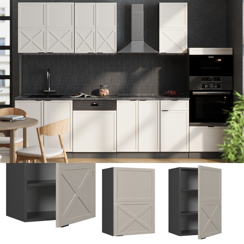 Vicco Hängeschrank Fame-Line, GrauBeige/Anthrazit, 50 cm günstig online kaufen