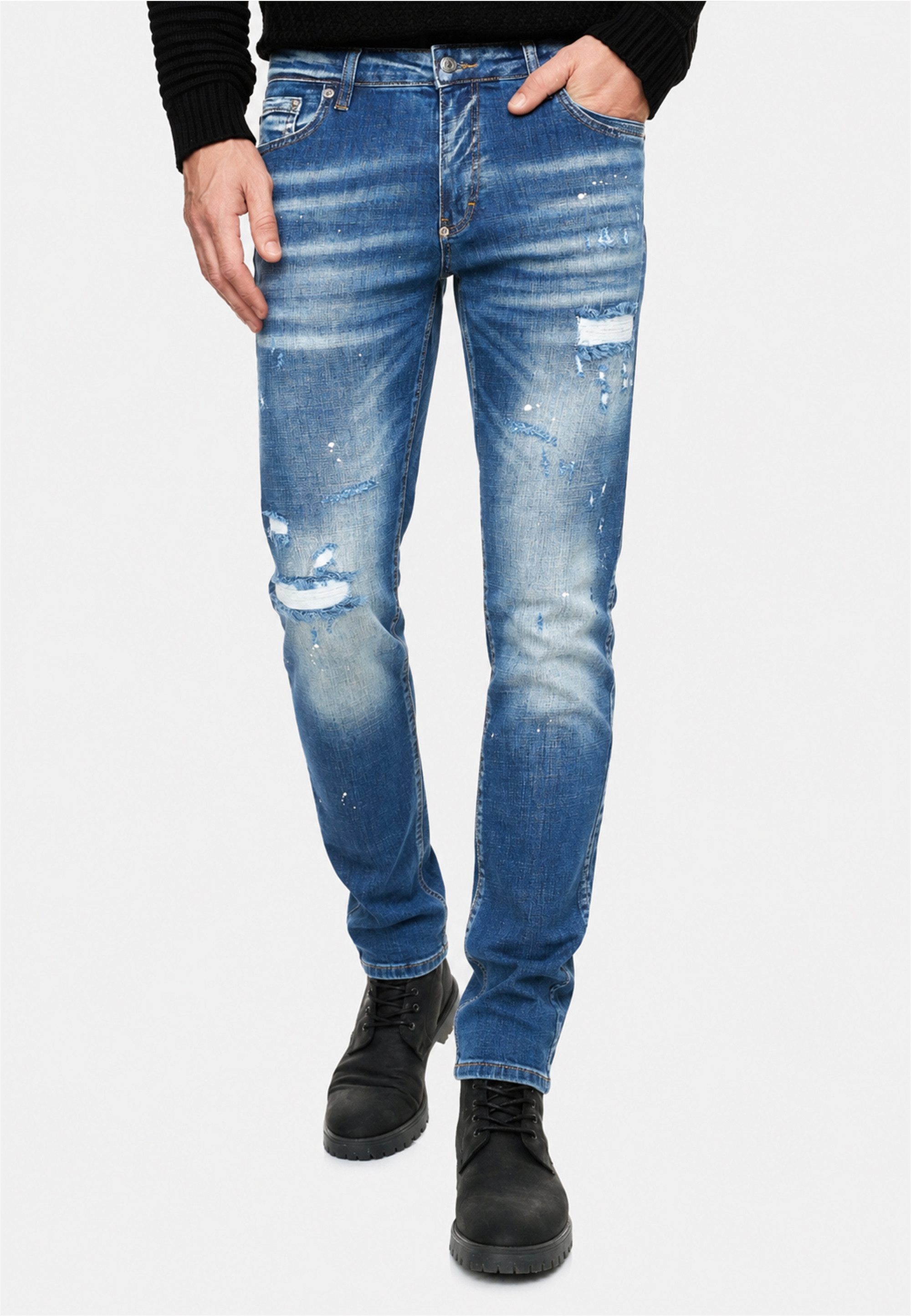 Rusty Neal Bequeme Jeans 12245-0 mit Stretchanteil für beweglichen Sitz