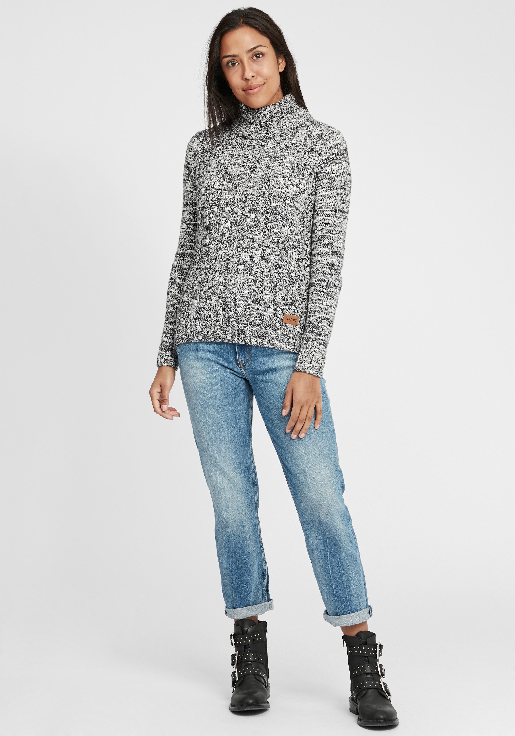 OXMO Rollkragenpullover OXPhilipa Strickpullover mit Rollkragen günstig online kaufen