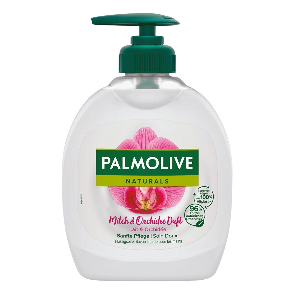 PALMOLIVE Flüssigseife Naturals Milch & Orchidee, 300 ml, seifenfreie Formel