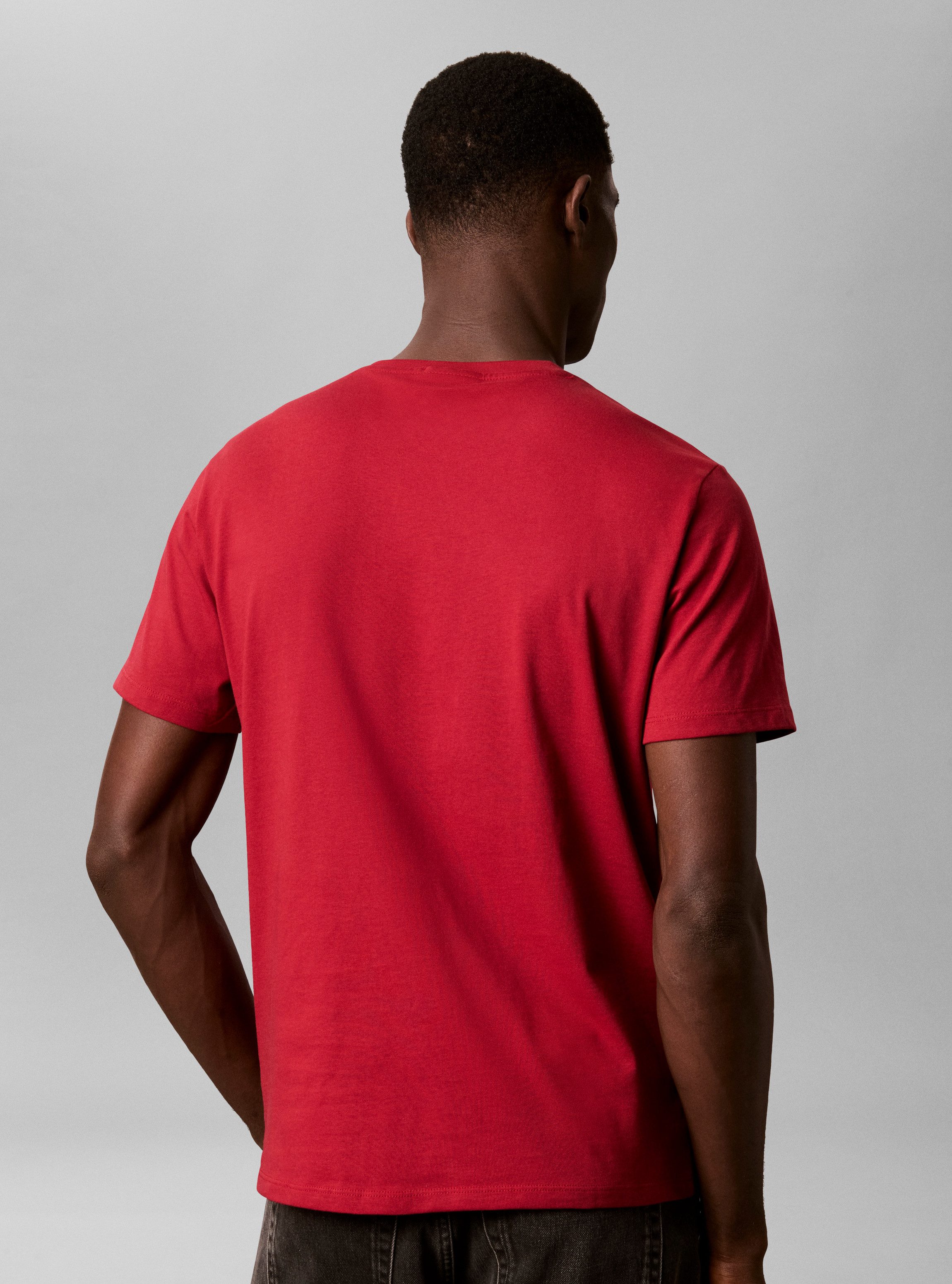 Calvin Klein Jeans T-Shirt CLASSIC MONOGRAM TEE Regular fit mit Rundhalsausschnitt – Bild 3 von 5