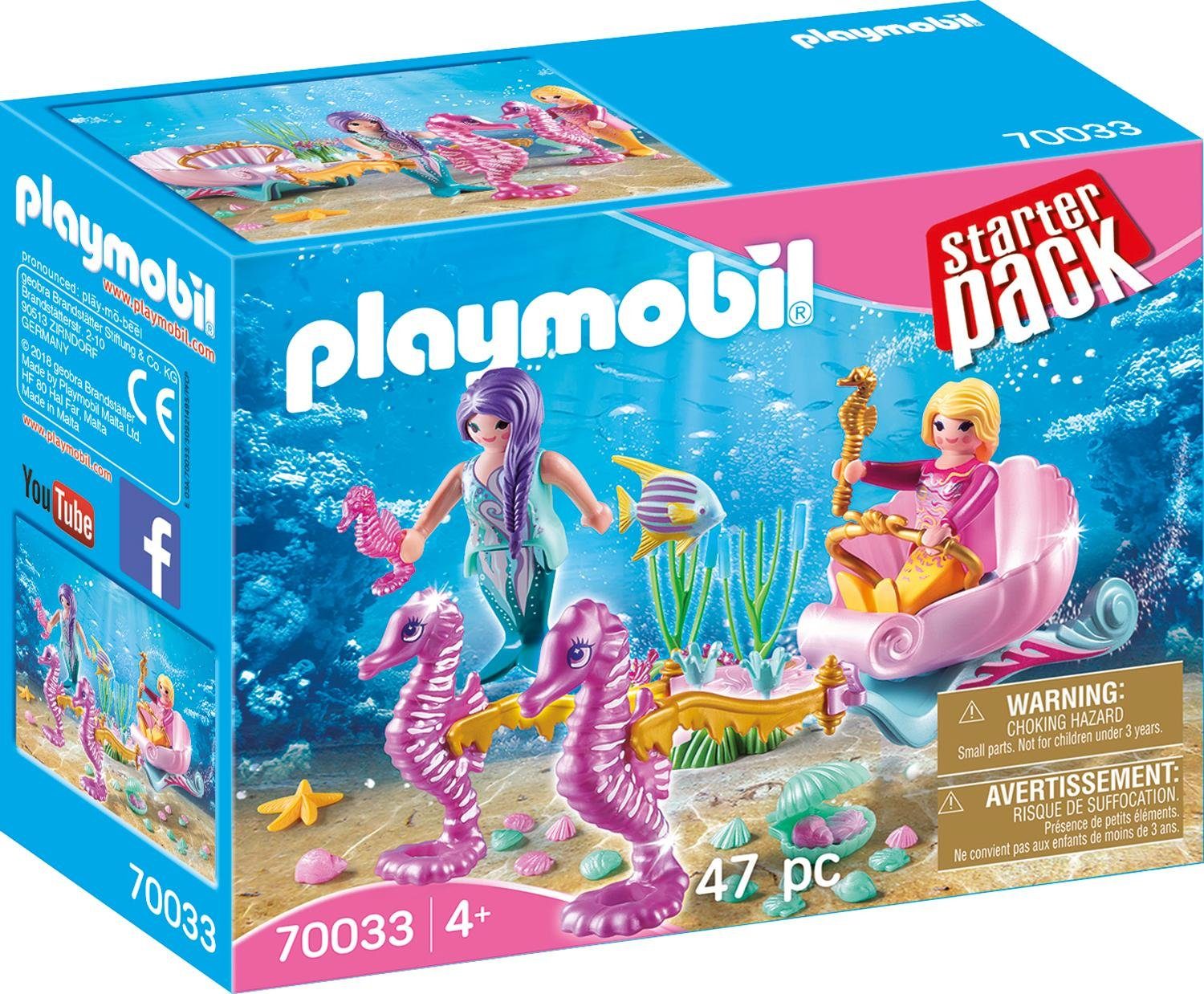 Playmobil® Konstruktions-Spielset »Seepferdchenkutsche (70033
